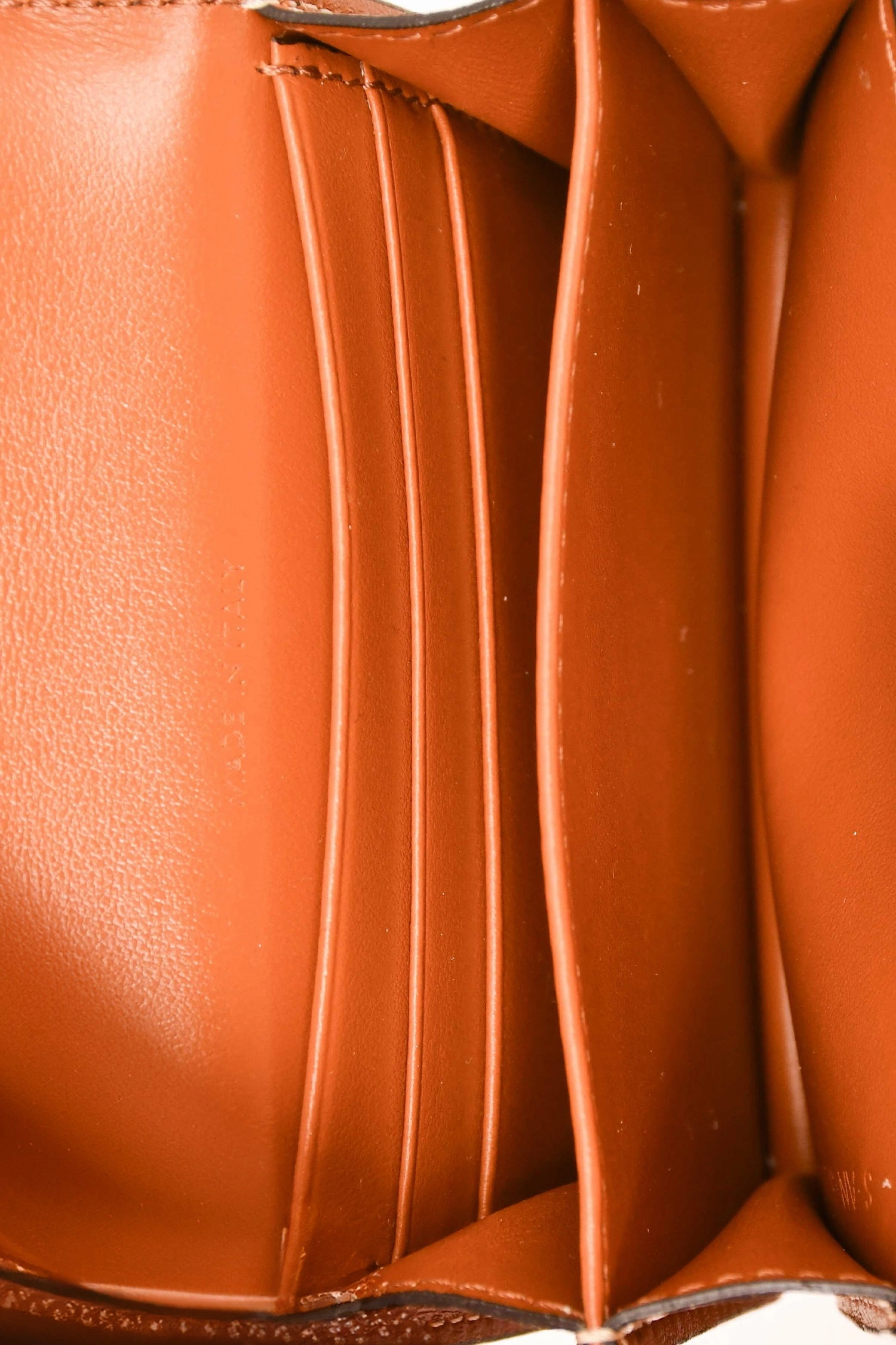 Celine 2022 Brown Leather/Canvas Triomphe Business Card Holder
