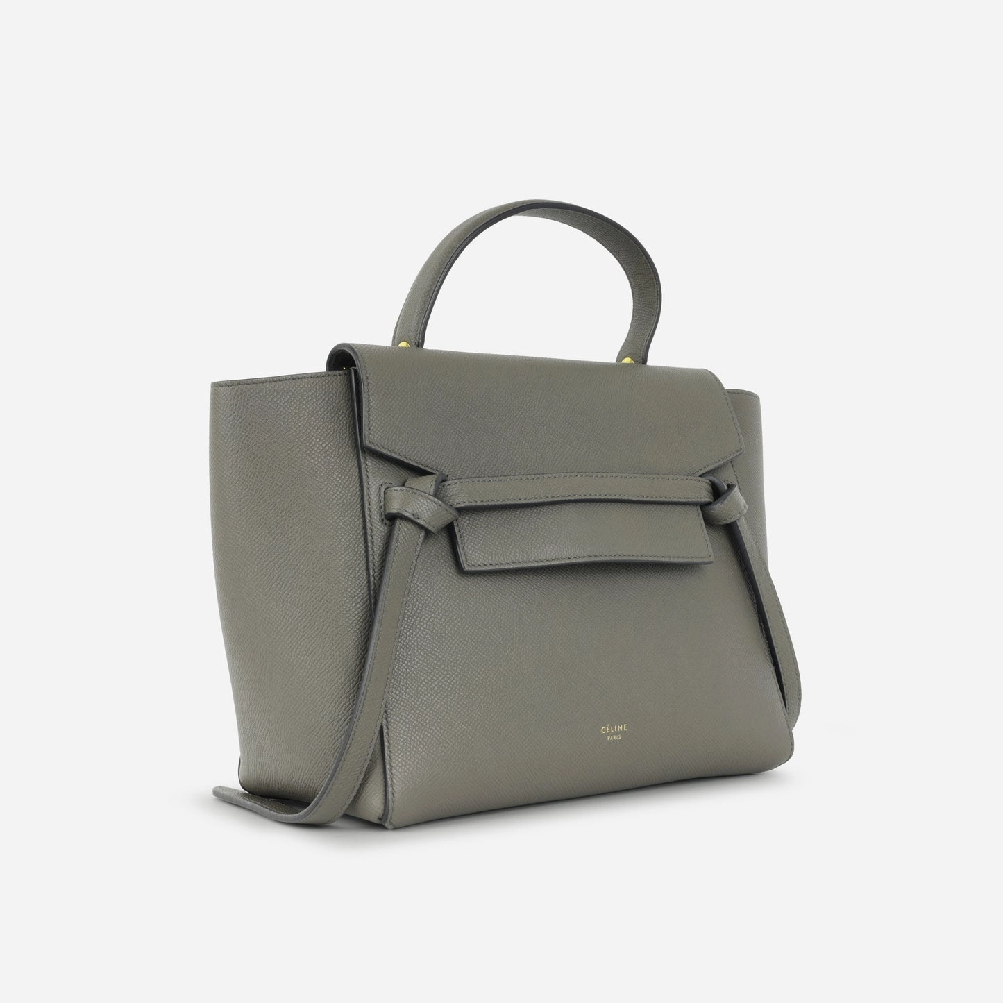 Celine - Micro Belt Bag - Grey Calfskin GHW - Pre-Loved