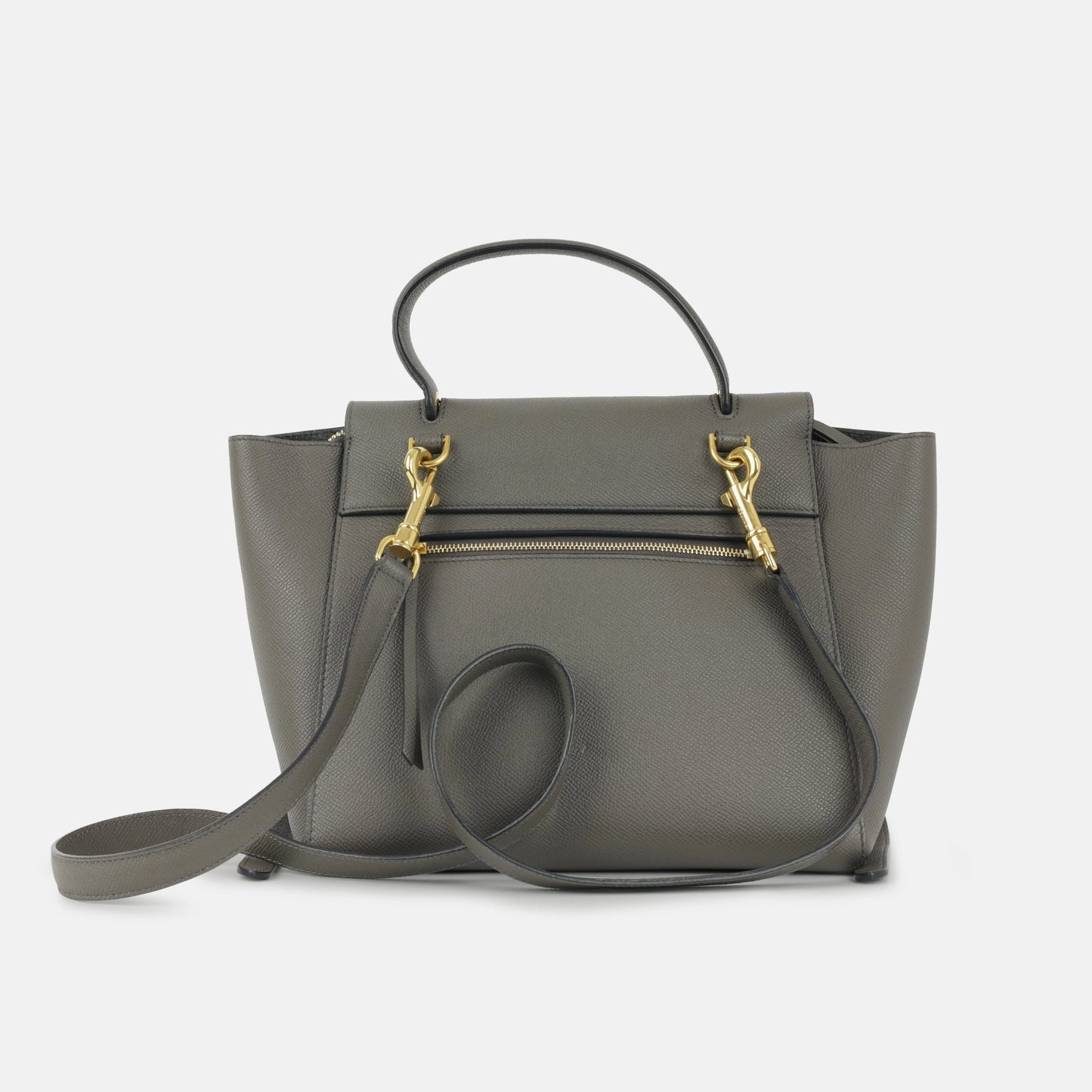 Celine - Micro Belt Bag - Grey Calfskin GHW - Pre-Loved