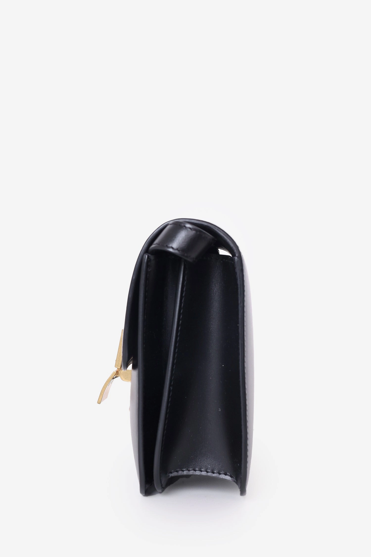 Celine Black Leather Small Box Crossbody Bag