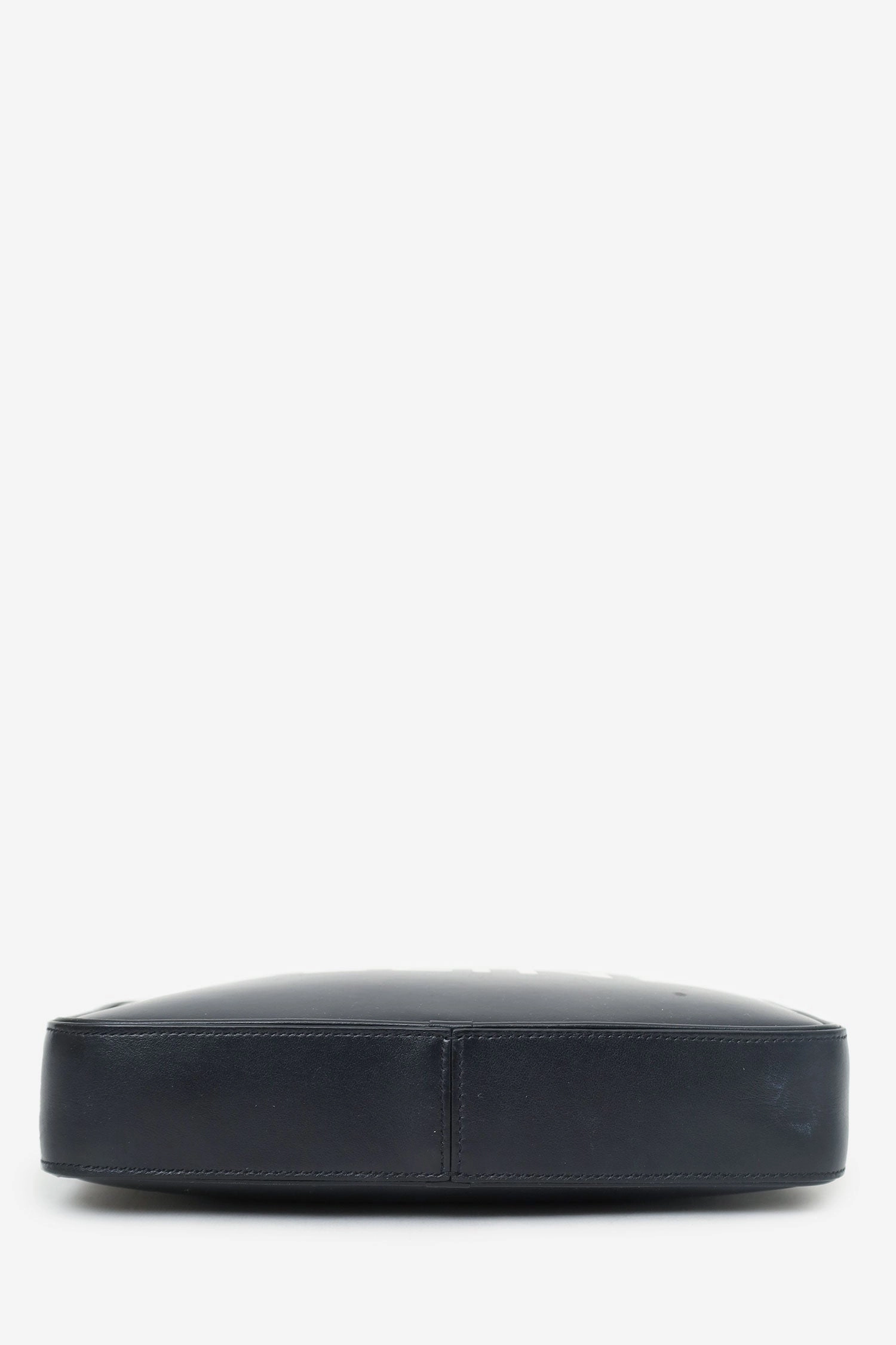 Celine Black Logo Messenger Bag