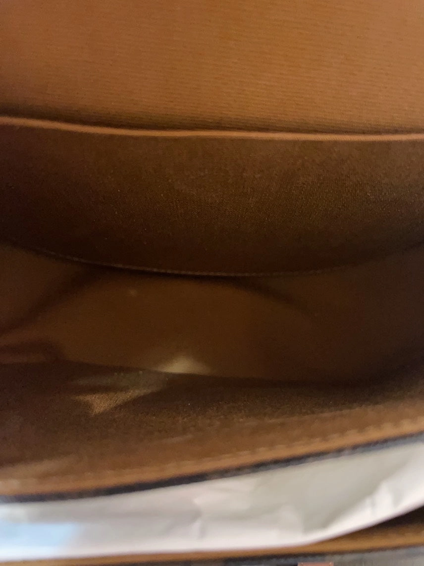 Celine Folco Brown Leather Crossbody Bag
