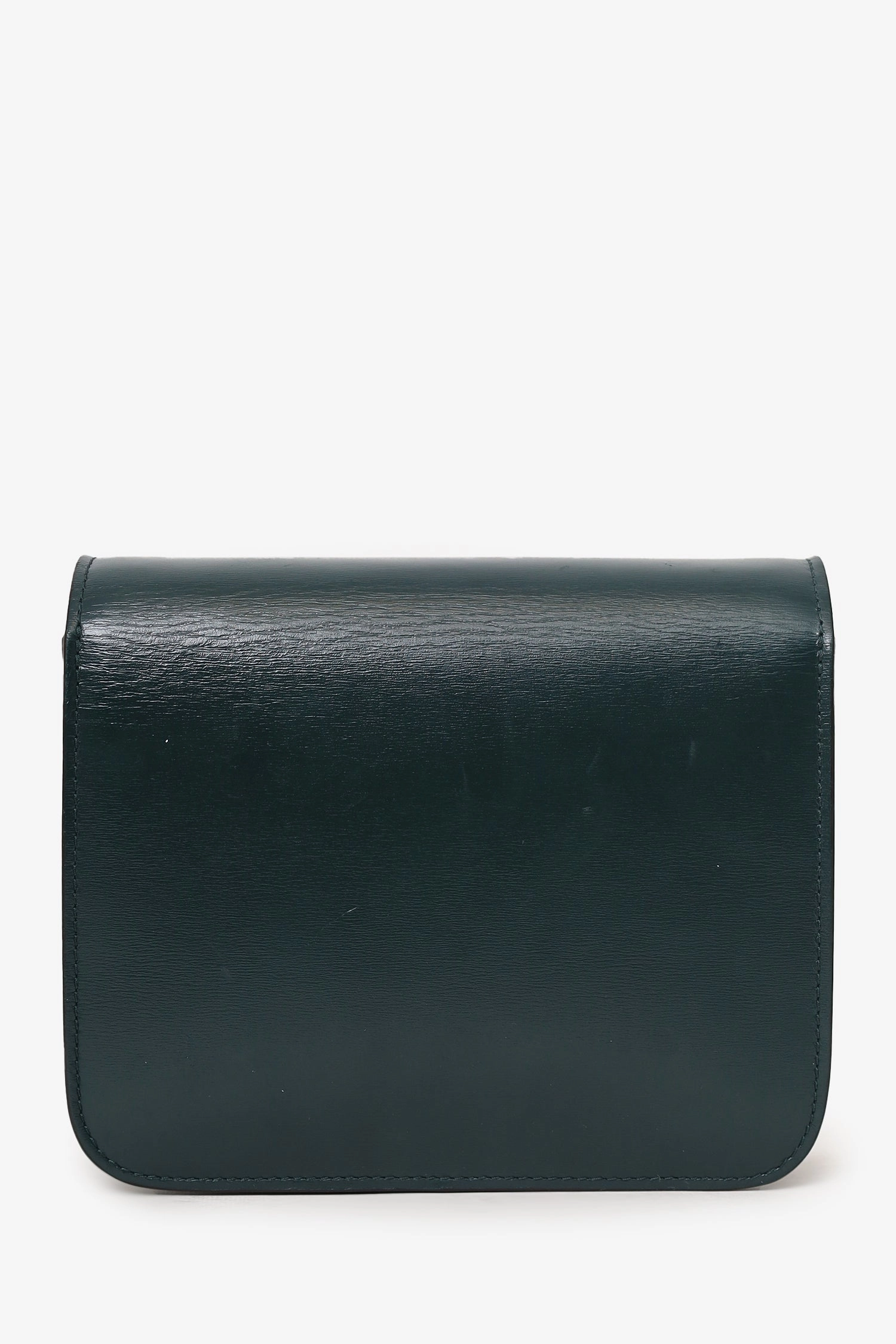 Celine Green Leather Teen Box Bag