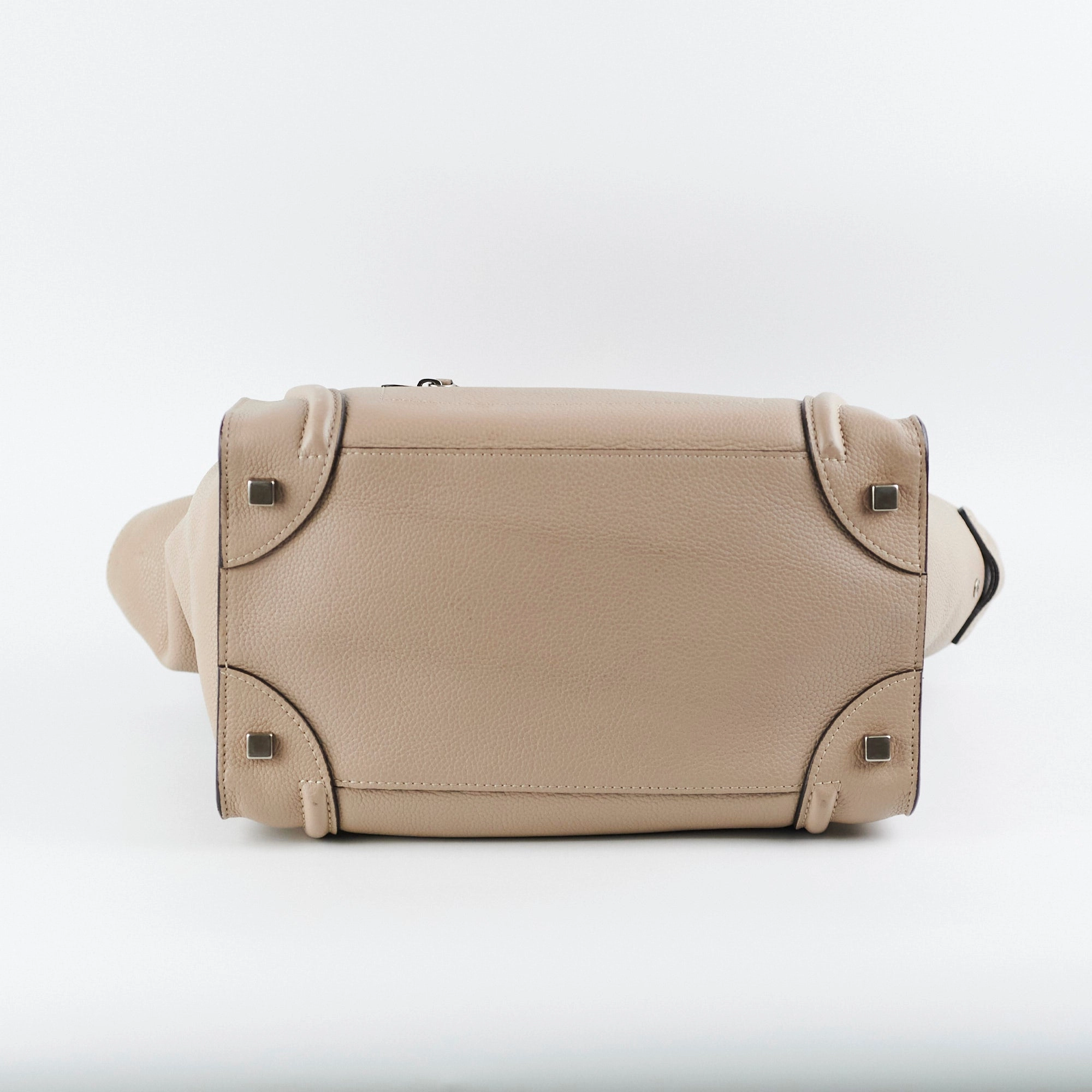 Celine Micro Luggage Tote Beige