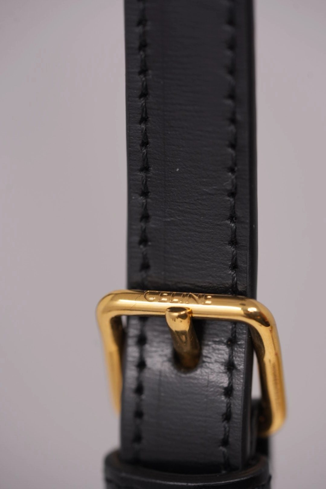 Celine SHOULDER BAG CLAUDE CALFSKIN BLACK