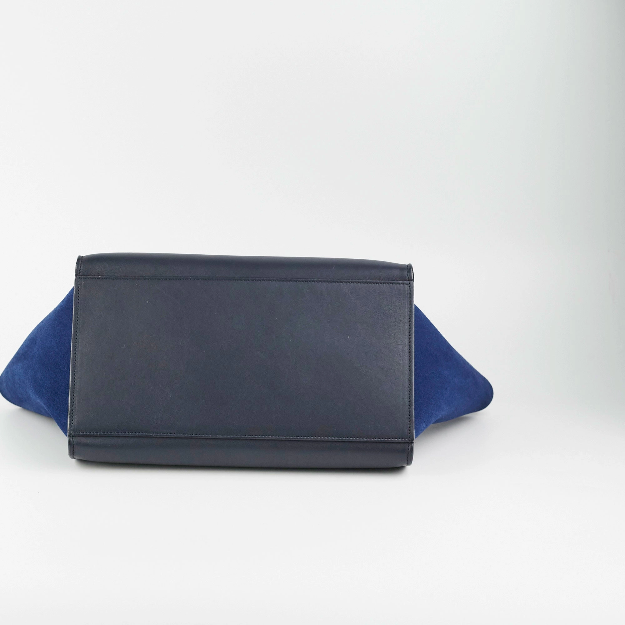 Celine Small Trapeze Blue/Black
