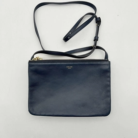 Celine Small Trio Crossbody Bag - Black Crossbody Bags, Handbags LA24367