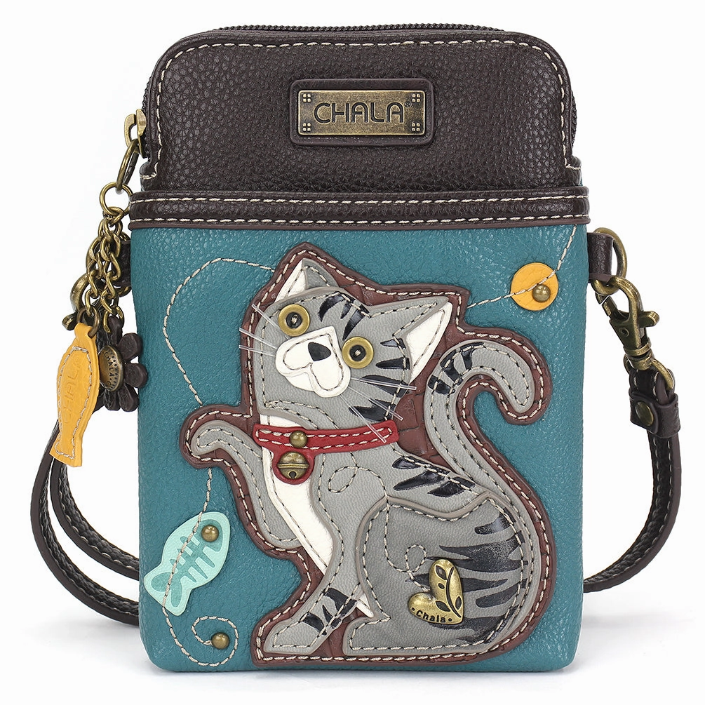Cellphone Xbody - Gray Tabby Cat