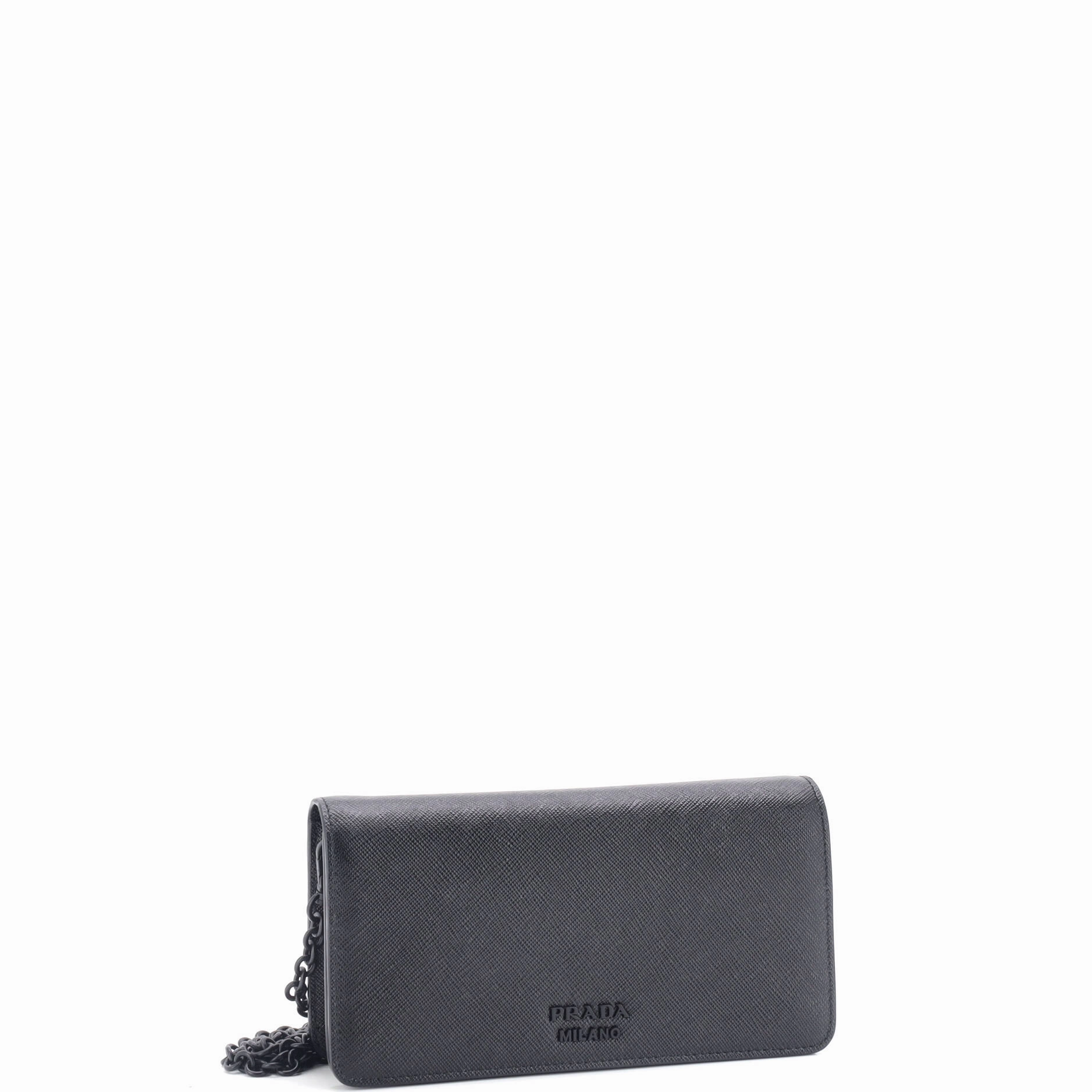 Chain Wallet Crossbody Saffiano Leather