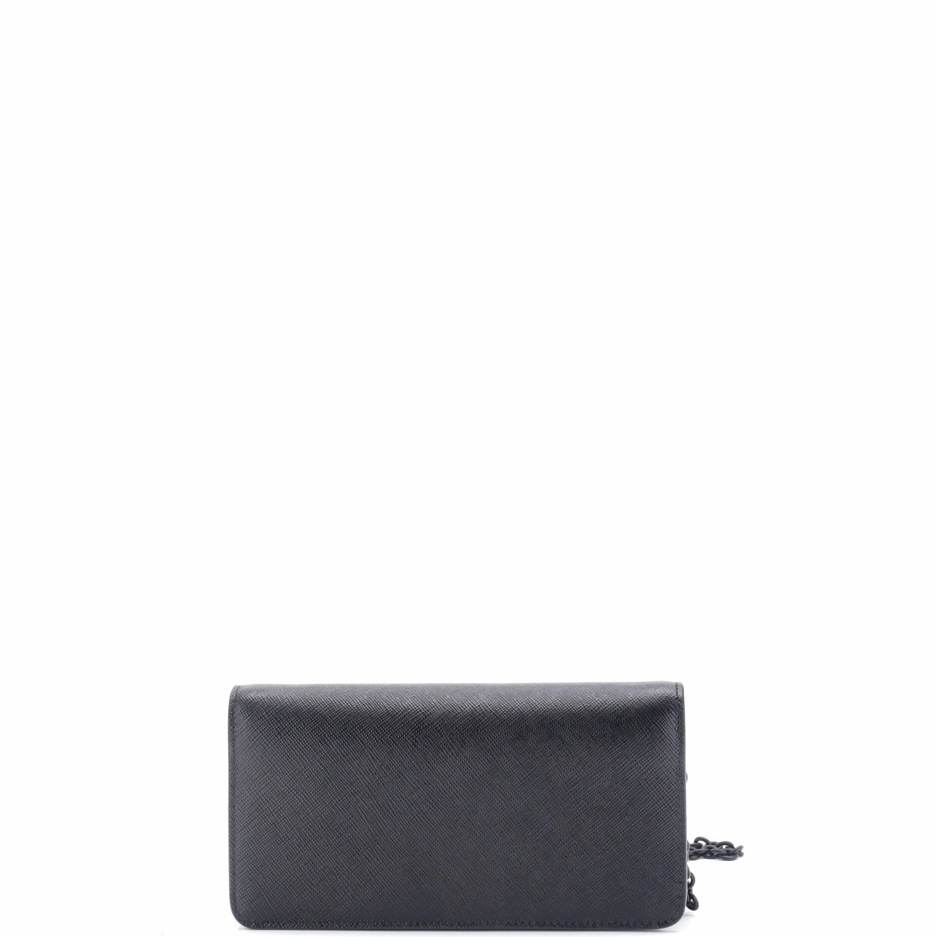 Chain Wallet Crossbody Saffiano Leather