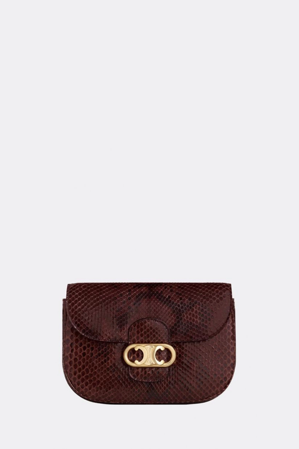 Chaine Triomphe Crossbody Bag In Python