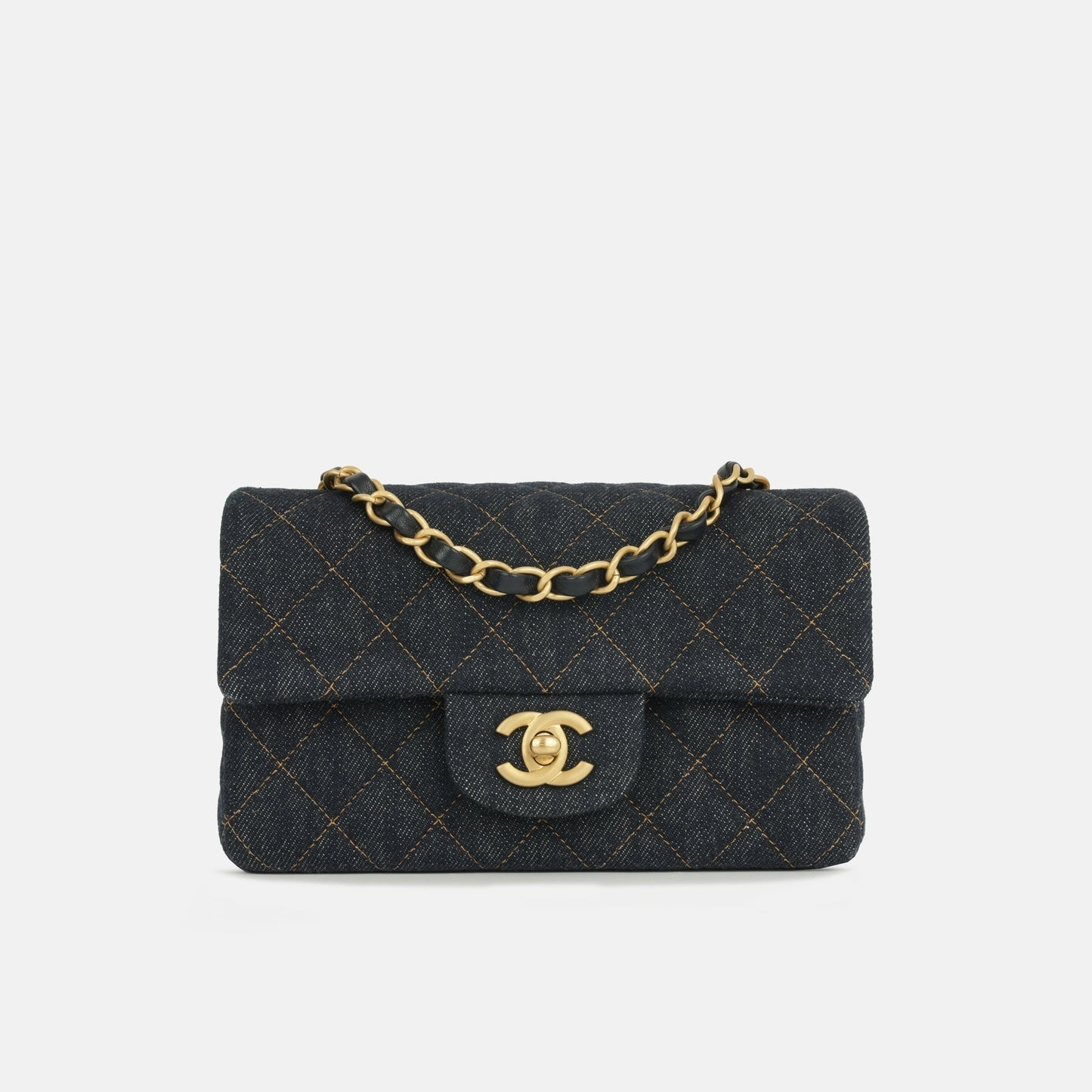 Chanel 25C Mini Flap - Indigo Denim