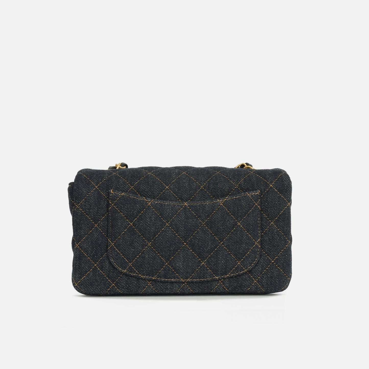 Chanel 25C Mini Flap - Indigo Denim