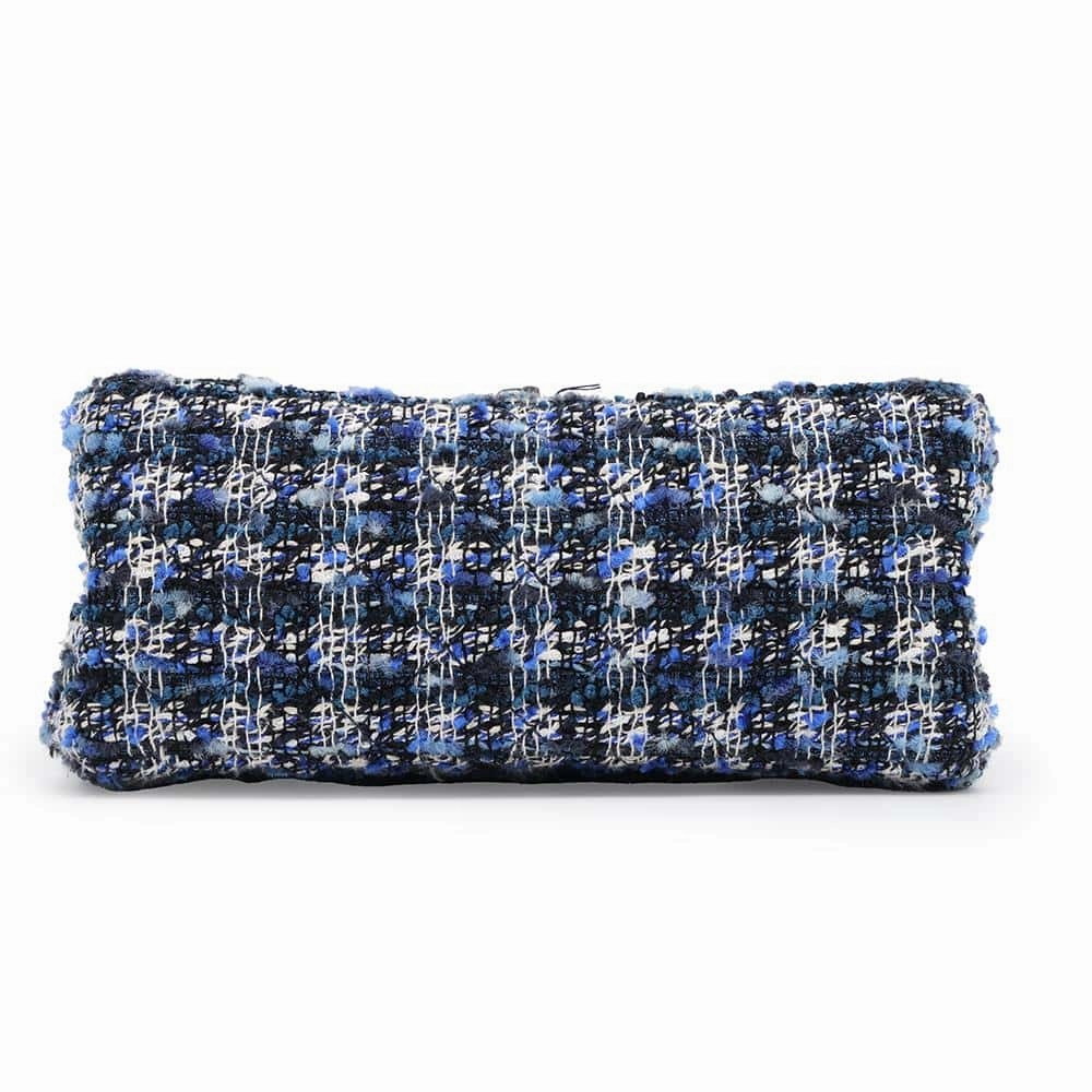 CHANEL 2.55 ChainShoulder Bag BlueAS0874 Tweed Size Mini