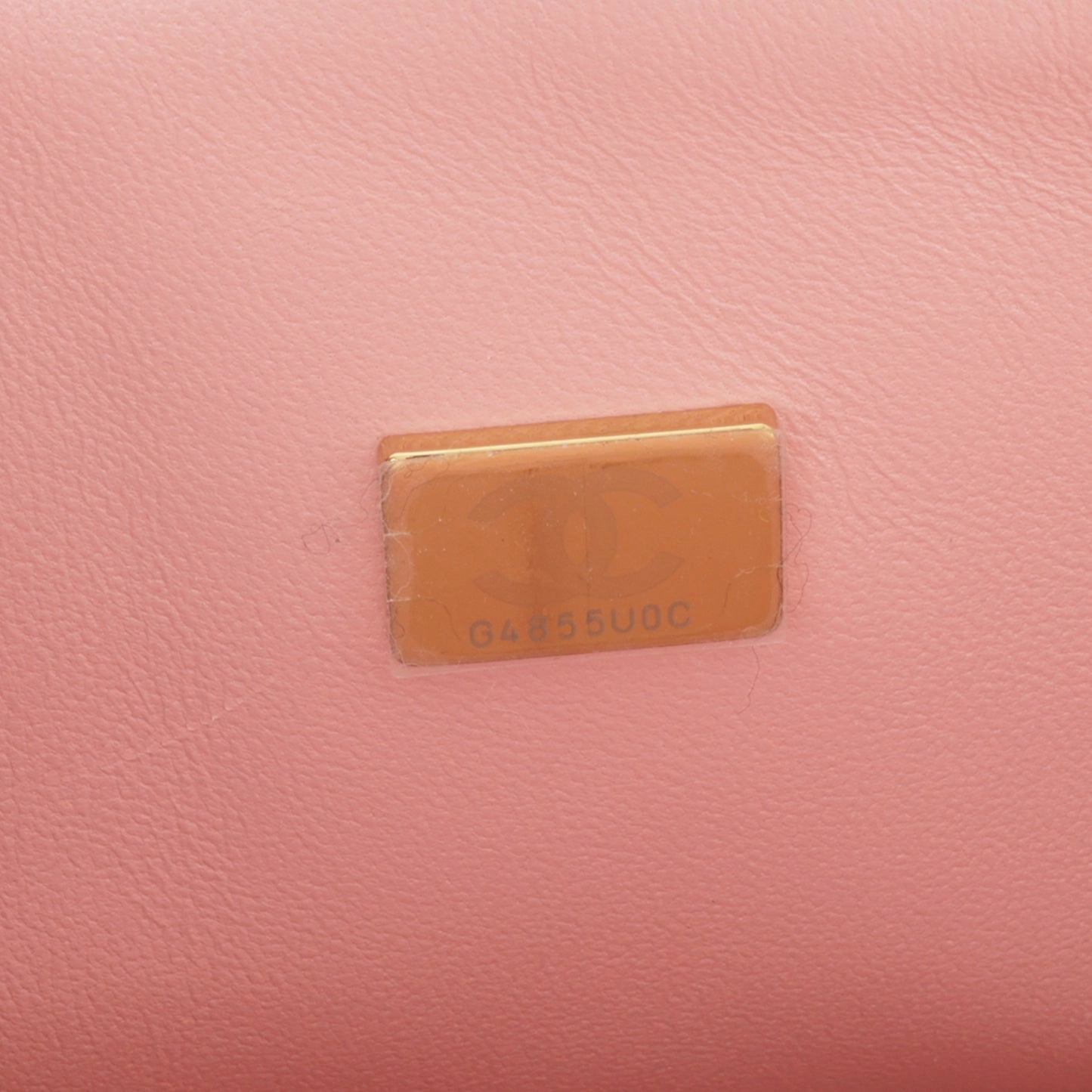 Chanel - Classic Flap Bag - Medium - Pink/White Tweed CGHW - Plaque Series - Pristine