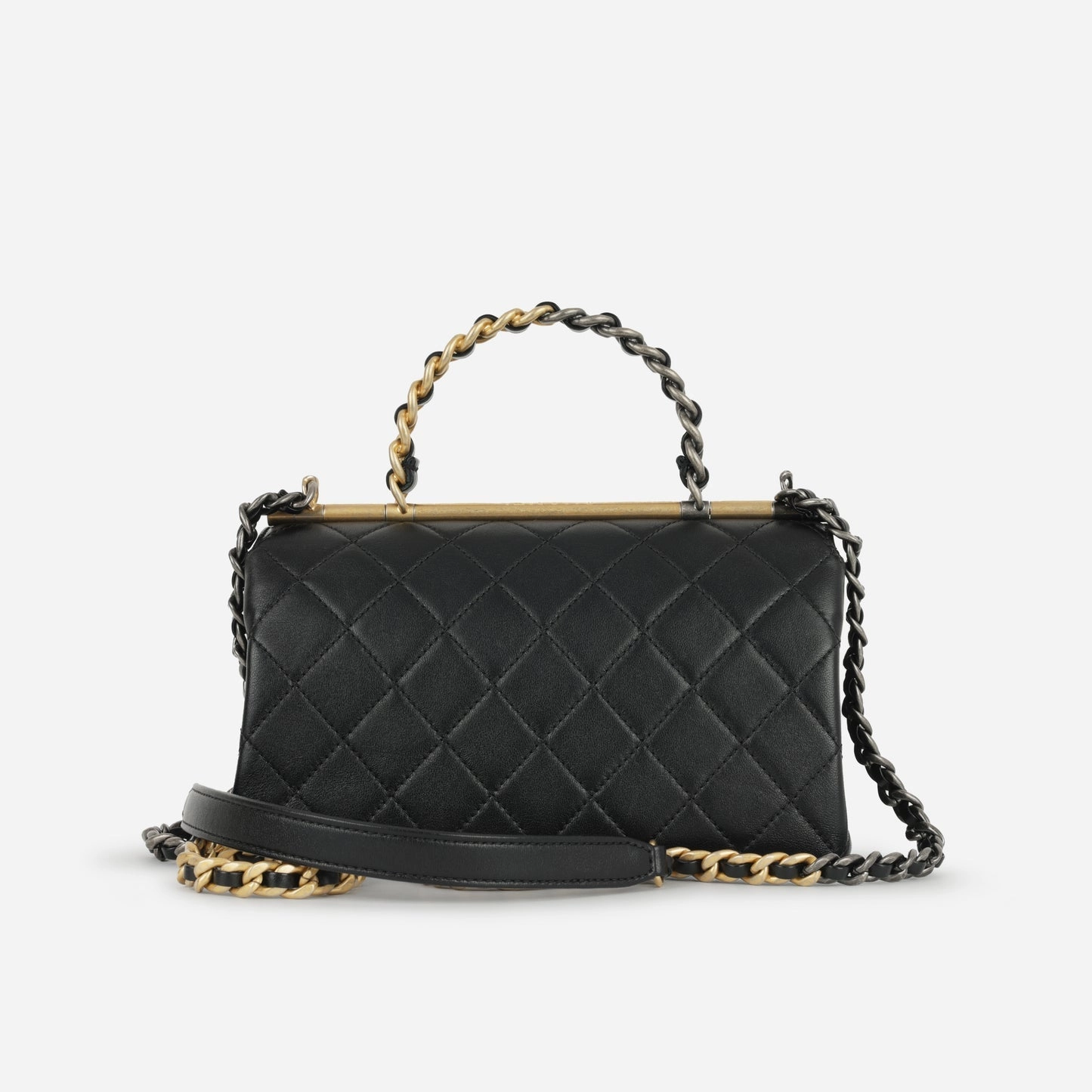 Chanel - La Parisienne Flap Bag - Black Quilted Lambskin MHW - Pre-Loved - 2020