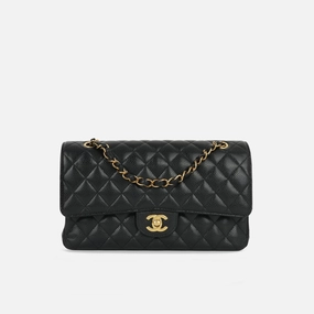 Chanel - Medium Classic Flap - Black Caviar GHW - 2022 - Pre-Loved