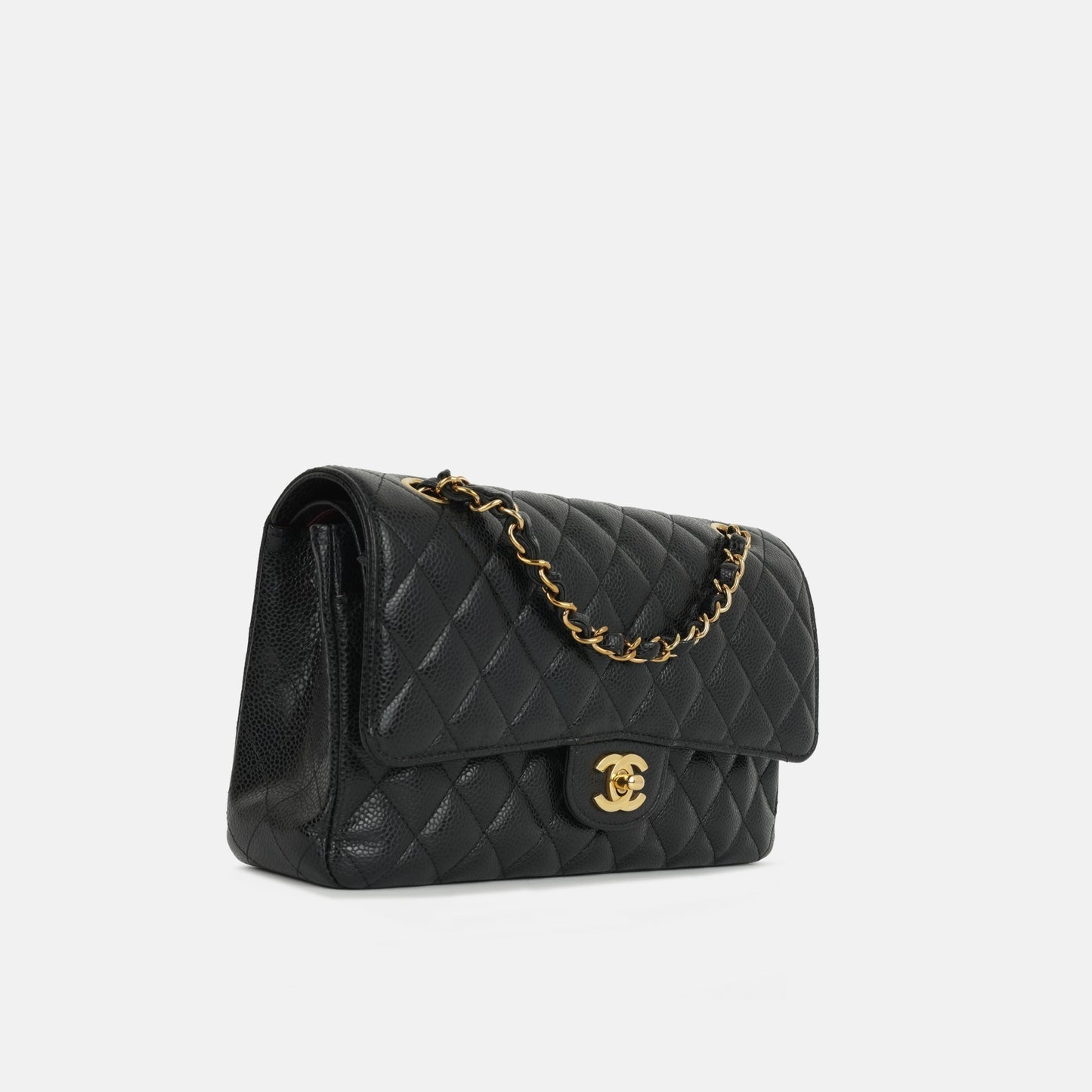 Chanel - Medium Classic Flap - Black Caviar GHW - 2022 - Pre-Loved