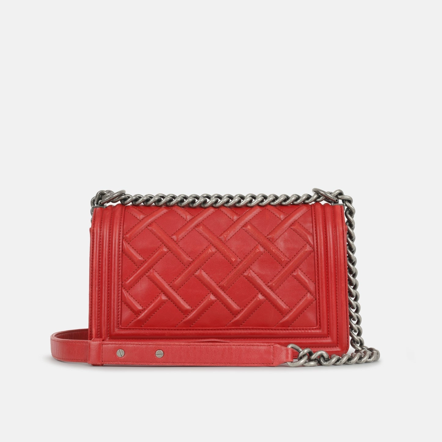 Chanel - Old Medium - Red Chateau Celtic Lambskin RHW - Pre-Loved - 2022