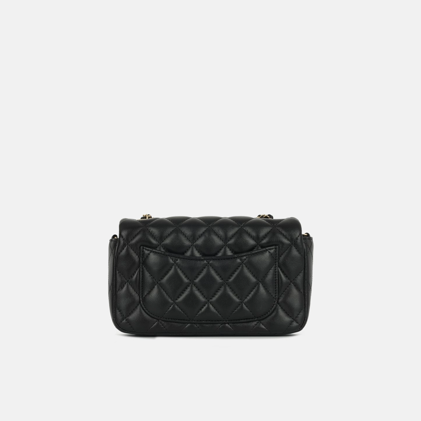 Chanel - Slim Mini Rectangular - Black Quilted Lambskin CGHW - Pre-Loved - 2024