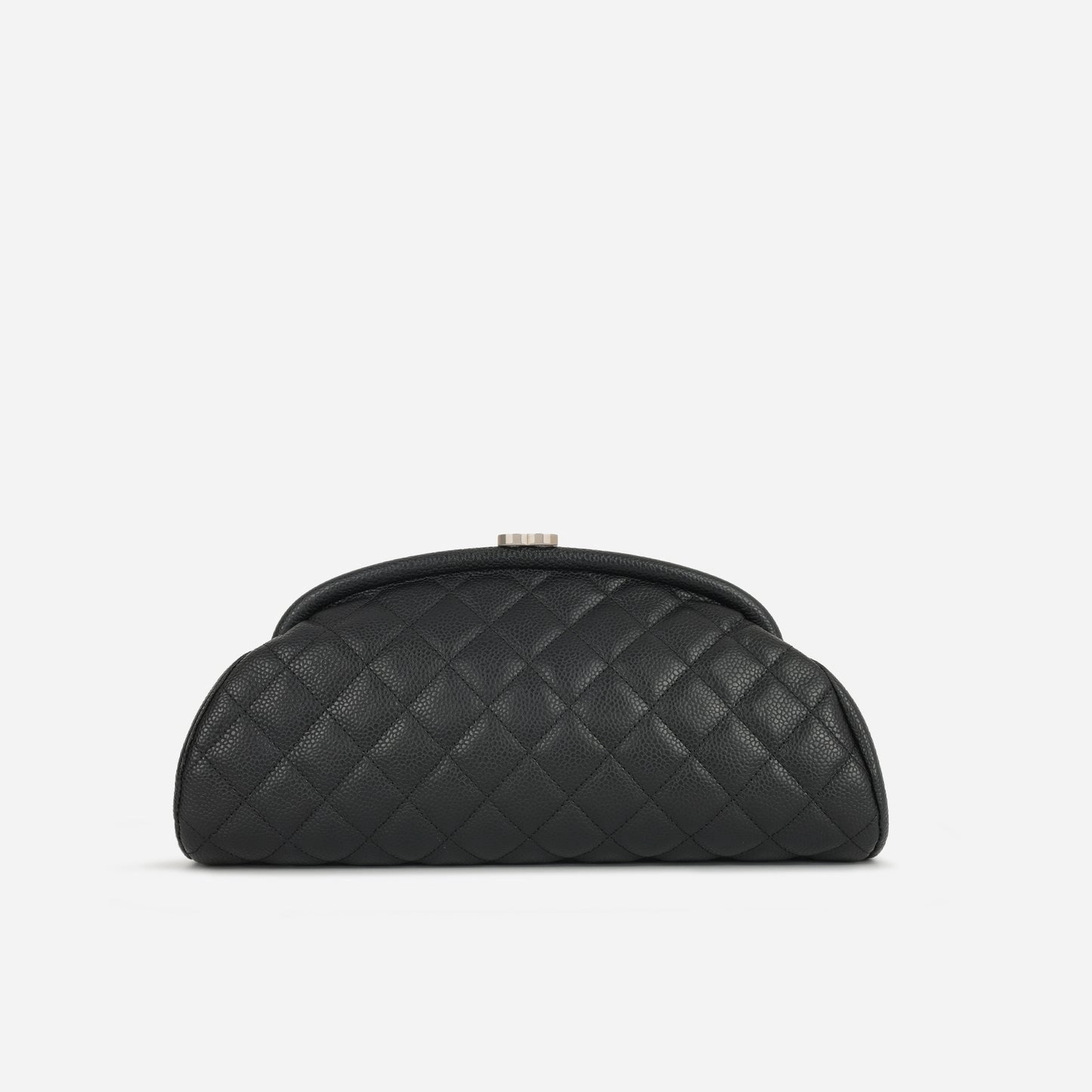 Chanel - Timeless Clutch - Black Caviar SHW - 2006- Pre-Loved