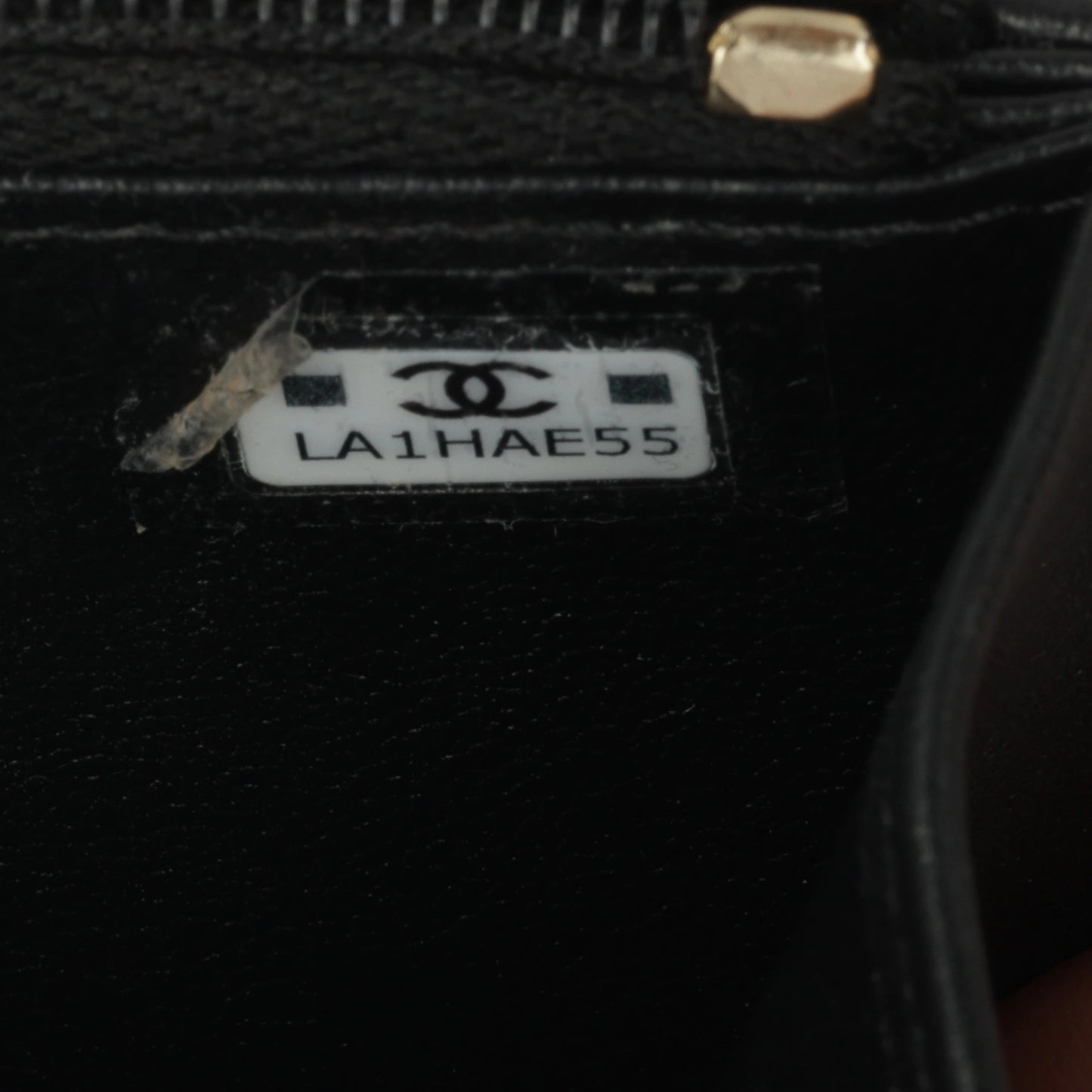Chanel - Top Handle Phone Holder - Black Lambskin CGHW - Pre-Loved
