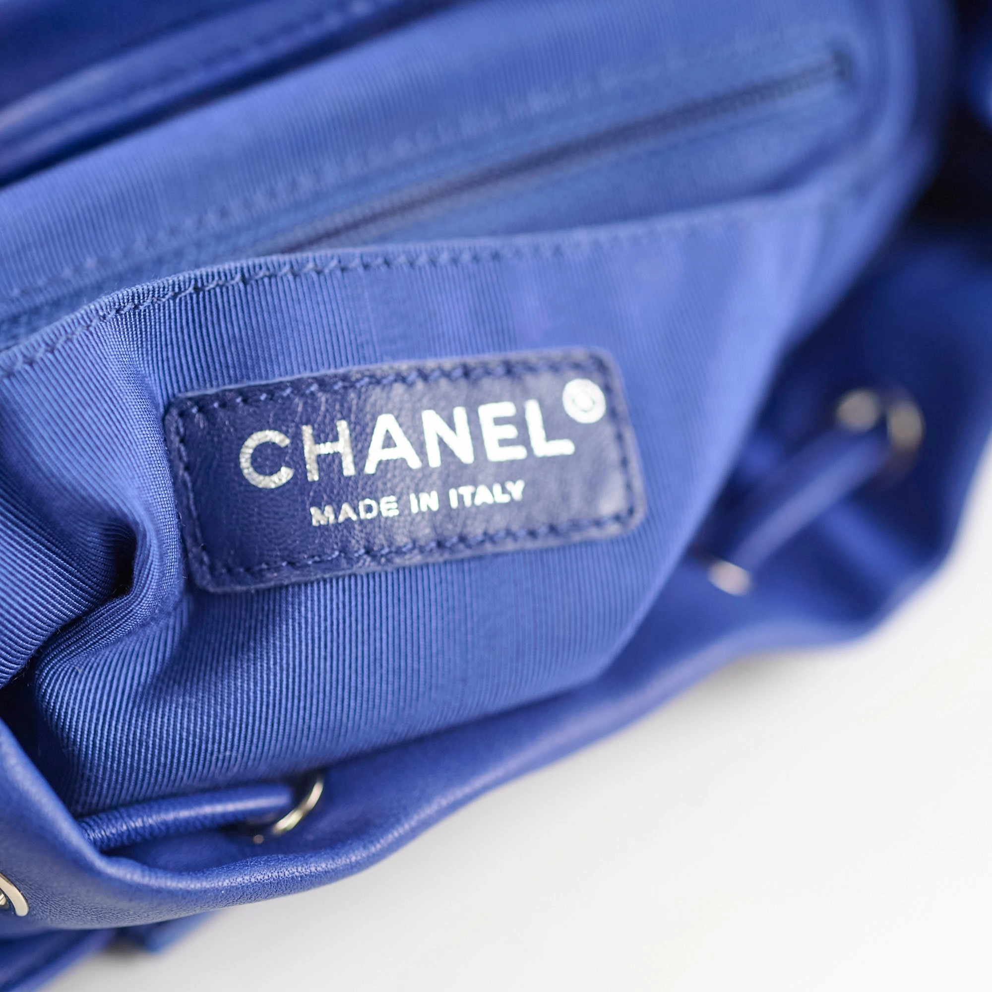 Chanel Backpack Royal Blue Lambskin (22 Series)