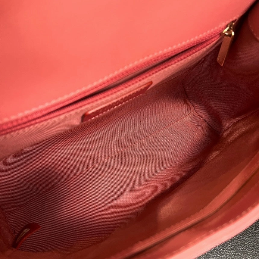 Chanel Bean Powder Crossbody Bag Pink