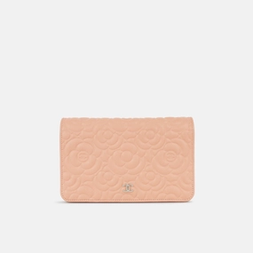 Chanel Camellia WOC Peach Lambskin SHW