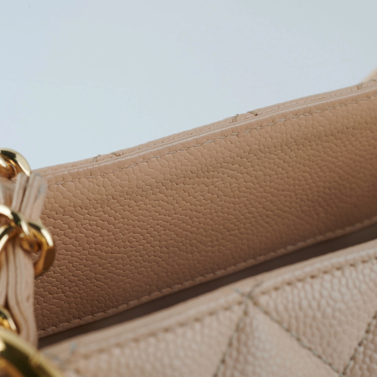 Chanel Caviar Grand Shopping Tote GST Beige