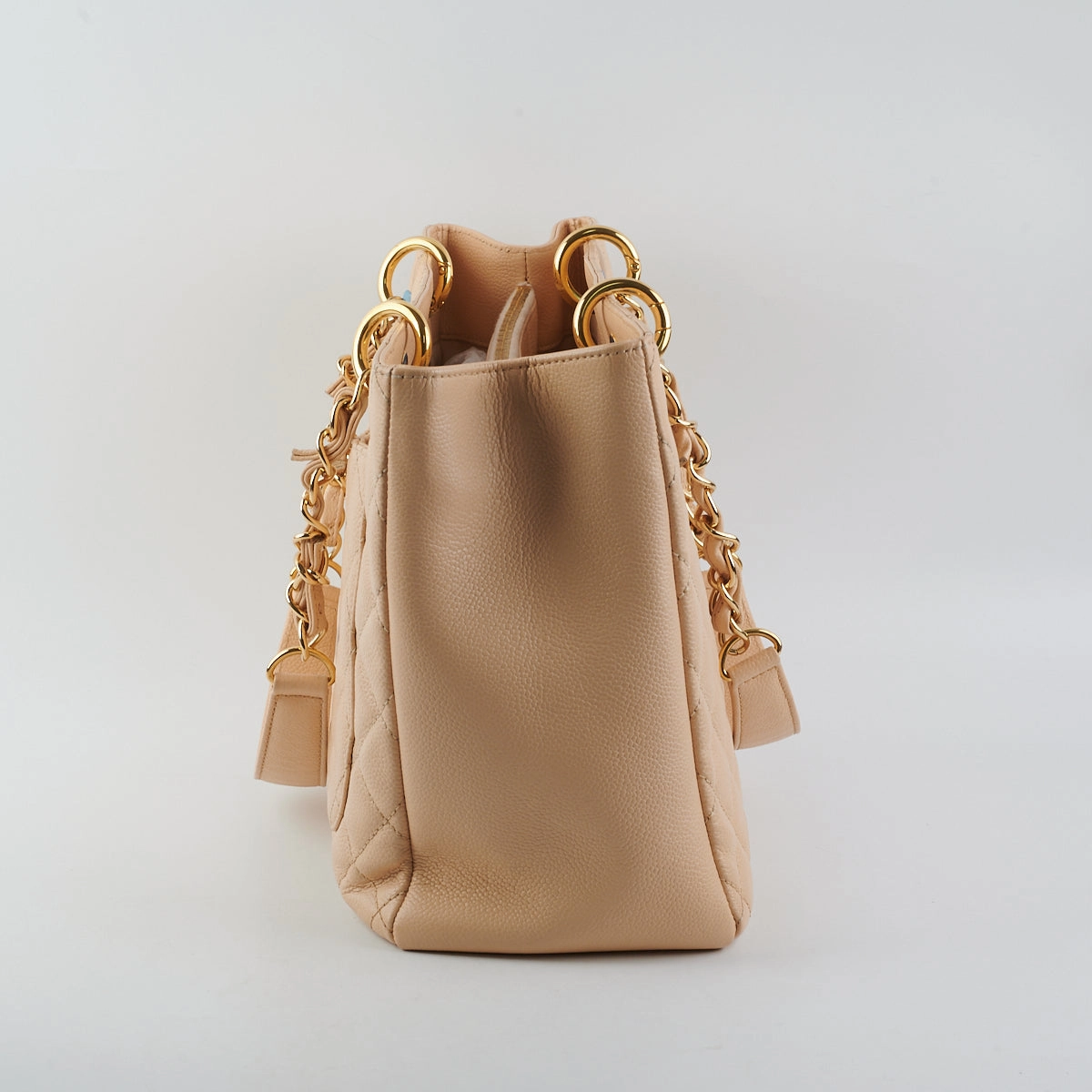 Chanel Caviar Grand Shopping Tote GST Beige
