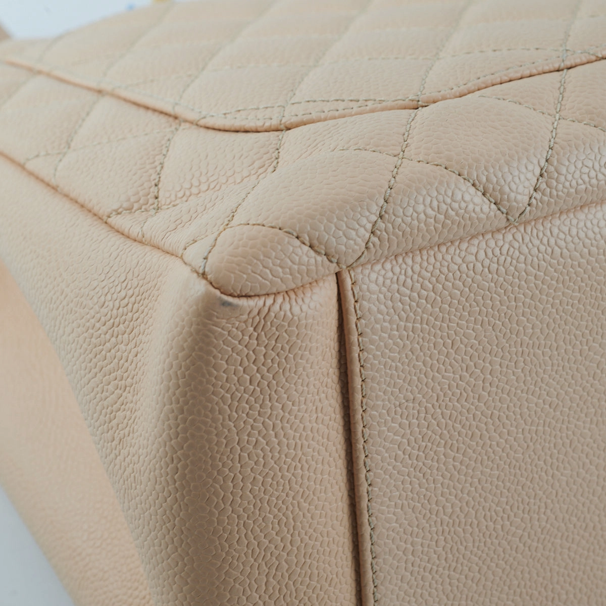 Chanel Caviar Grand Shopping Tote GST Beige
