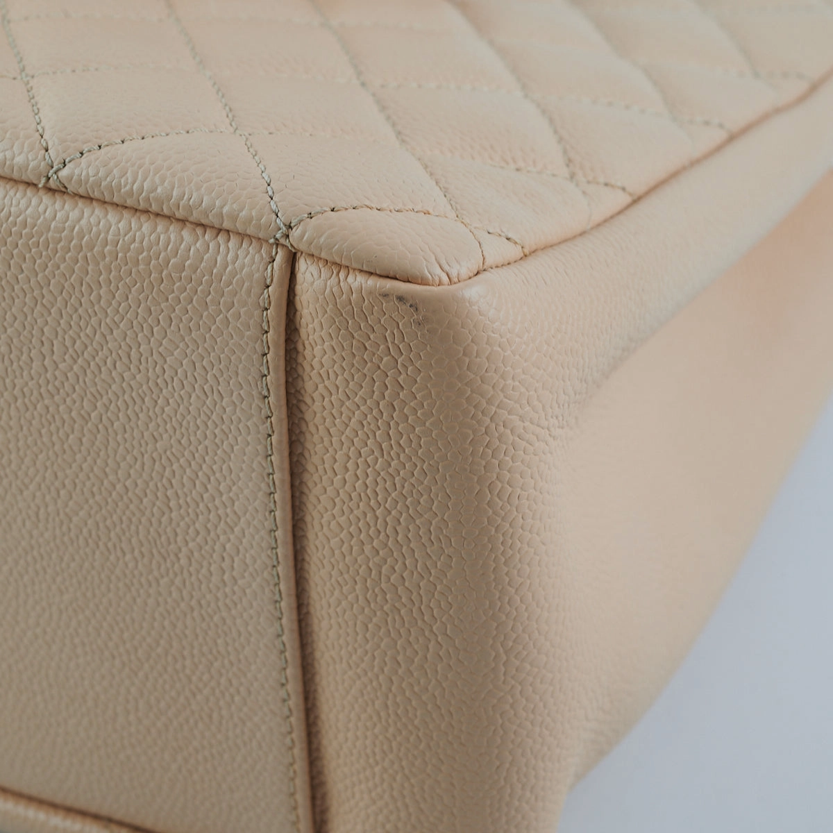 Chanel Caviar Grand Shopping Tote GST Beige
