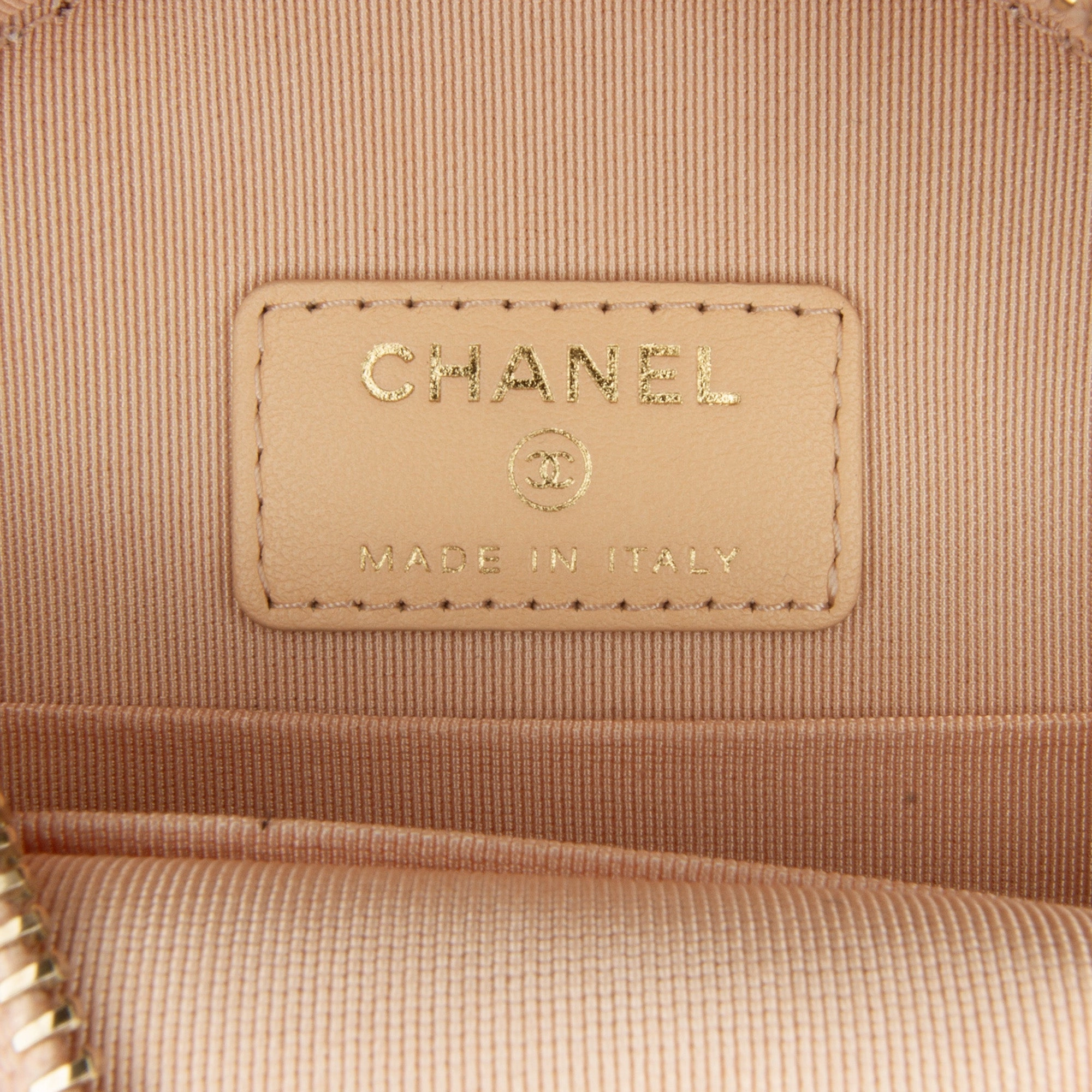 Chanel Cc Round Tweed Crossbody Bag