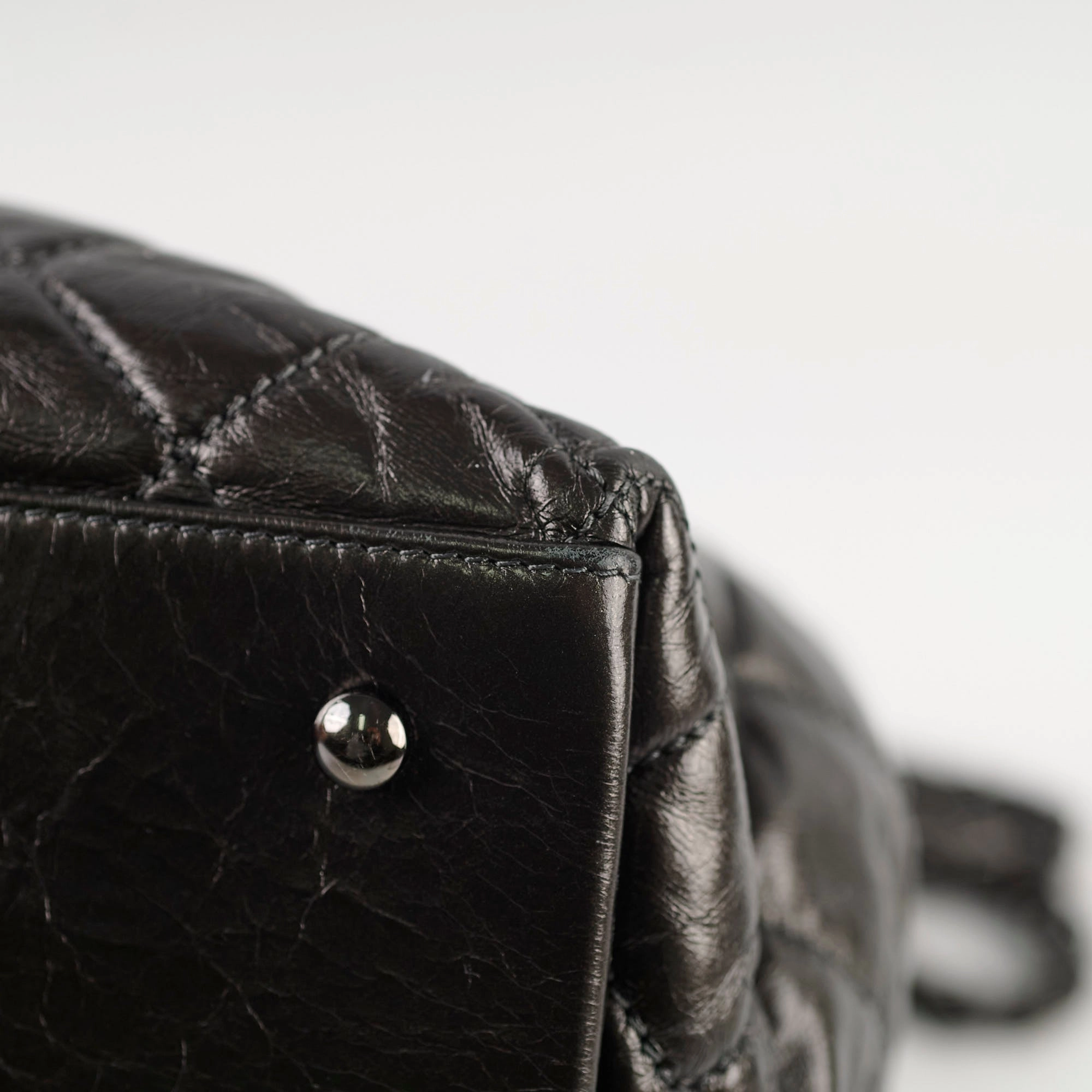 Chanel Chain Me Tote Bag Dark Grey