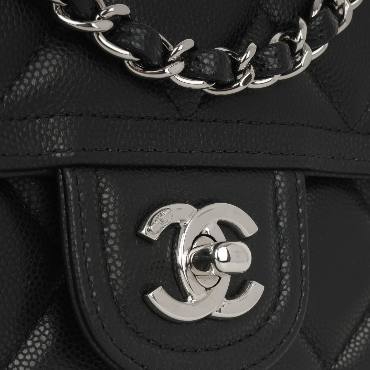 Chanel Chanel -23s Seasonal Mini Flap - Black Caviar SHW - Pristine