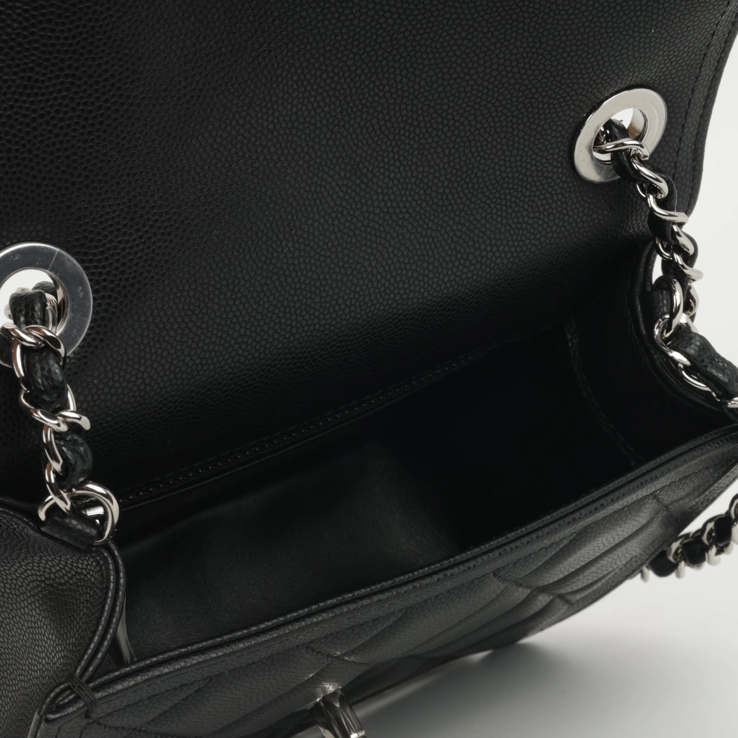 Chanel Chanel -23s Seasonal Mini Flap - Black Caviar SHW - Pristine