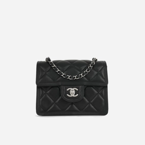 Chanel Chanel -23s Seasonal Mini Flap - Black Caviar SHW - Pristine