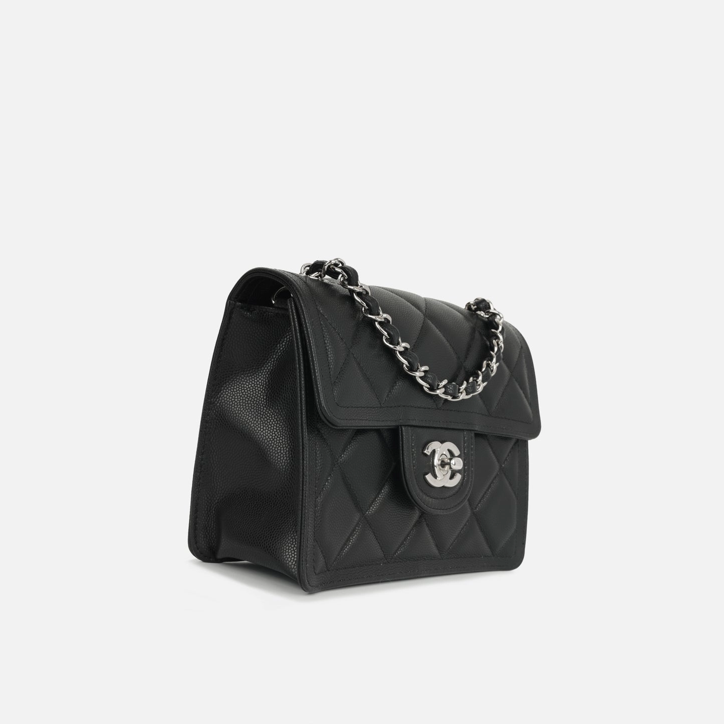 Chanel Chanel -23s Seasonal Mini Flap - Black Caviar SHW - Pristine