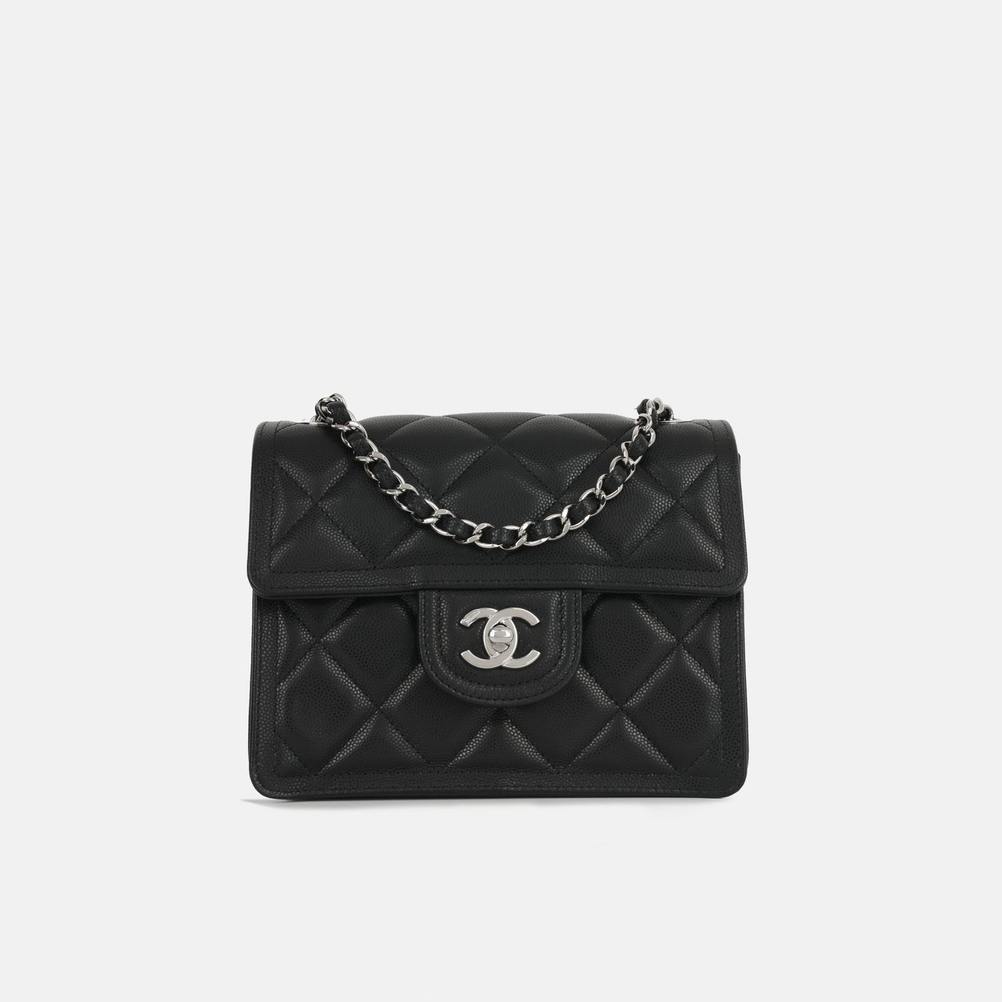 Chanel Chanel -23s Seasonal Mini Flap - Black Caviar SHW - Pristine