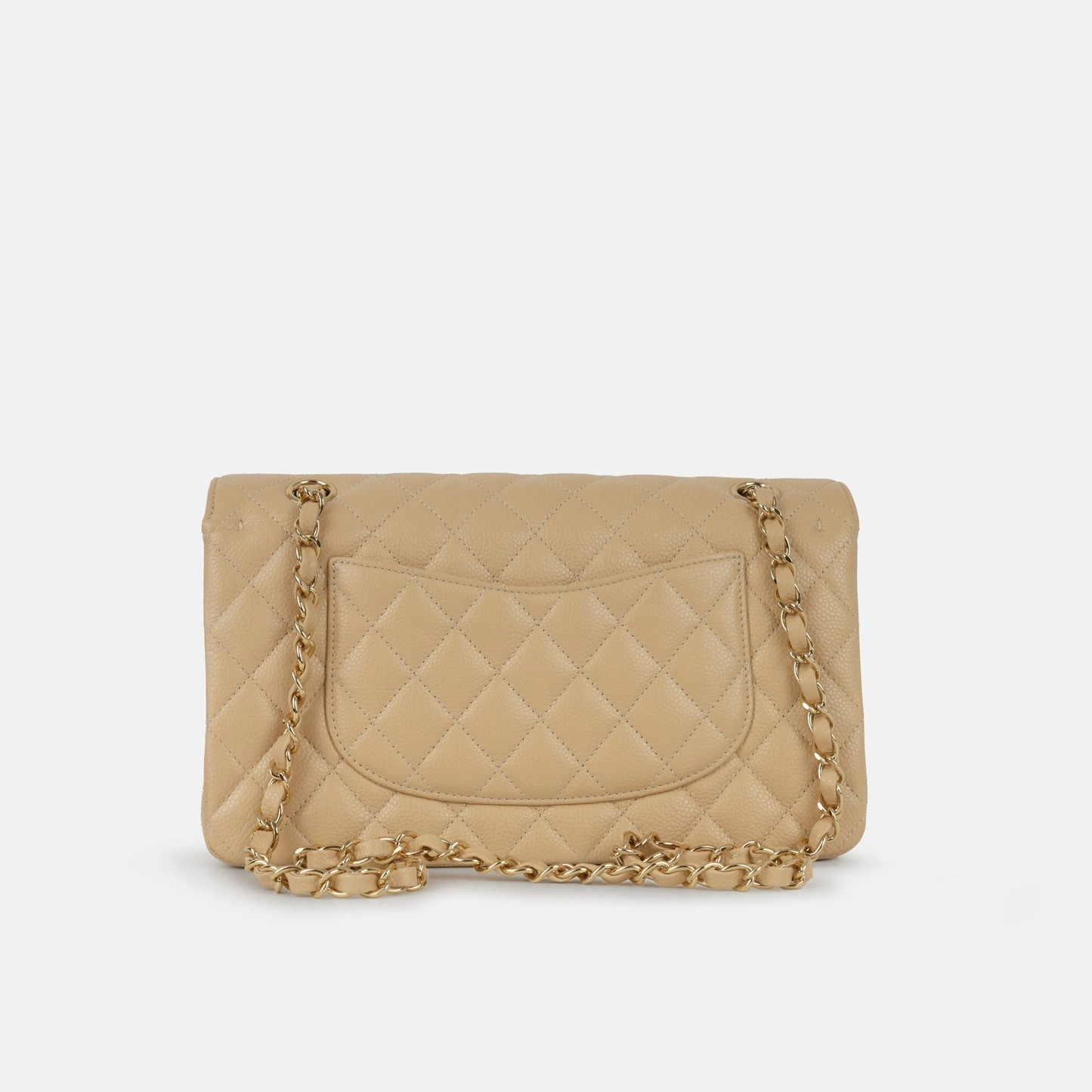 Chanel Chanel - Medium Classic Flap - Beige Caviar GHW - 2015 - Pre-Loved