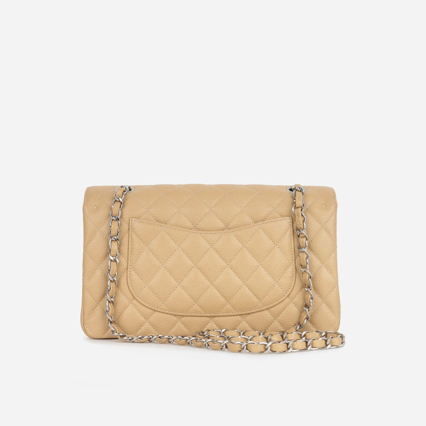 Chanel Chanel - Medium Classic Flap - Beige Caviar SHW - 2014 - Pre-Loved