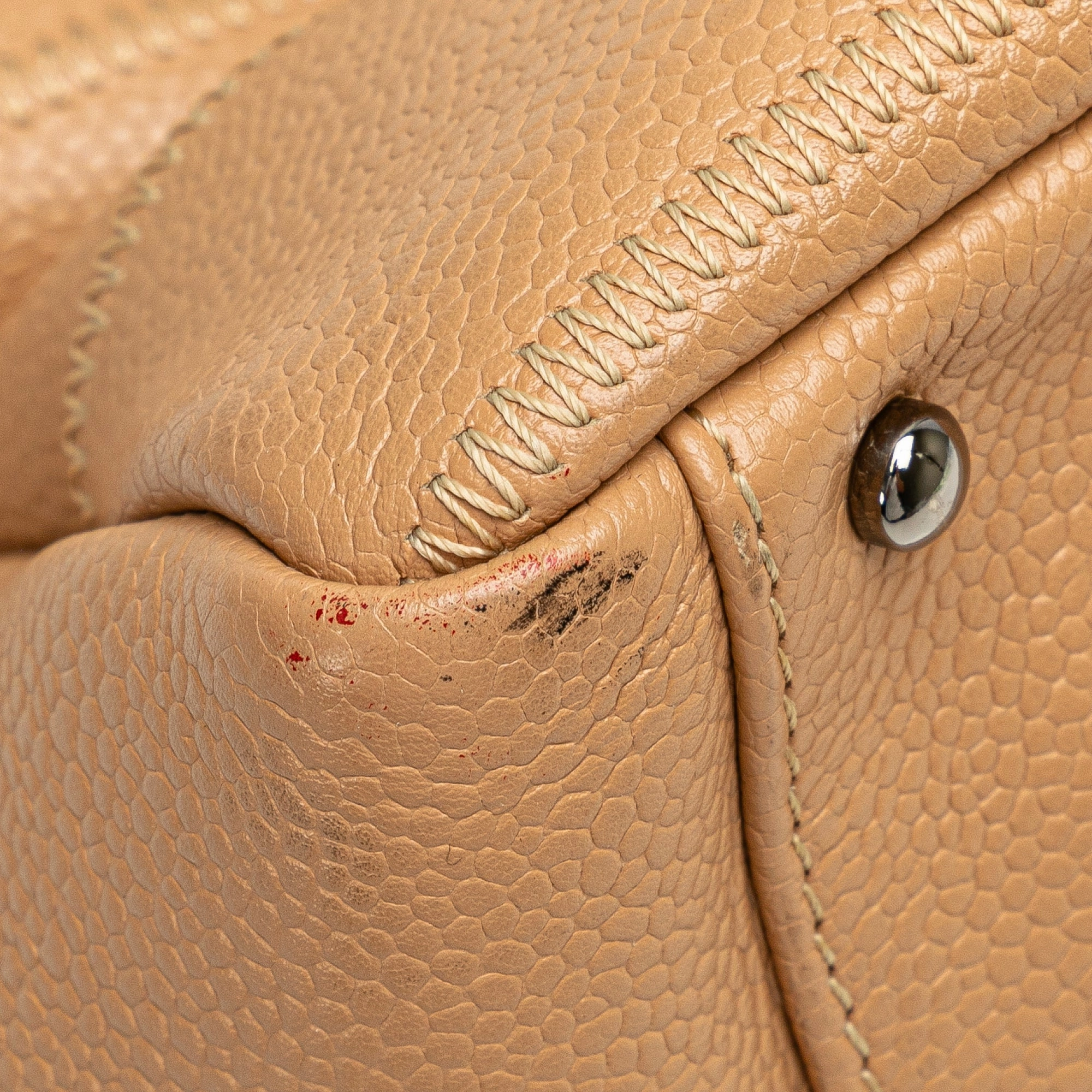 Chanel Choco Bar Caviar Shoulder Bag (21149)