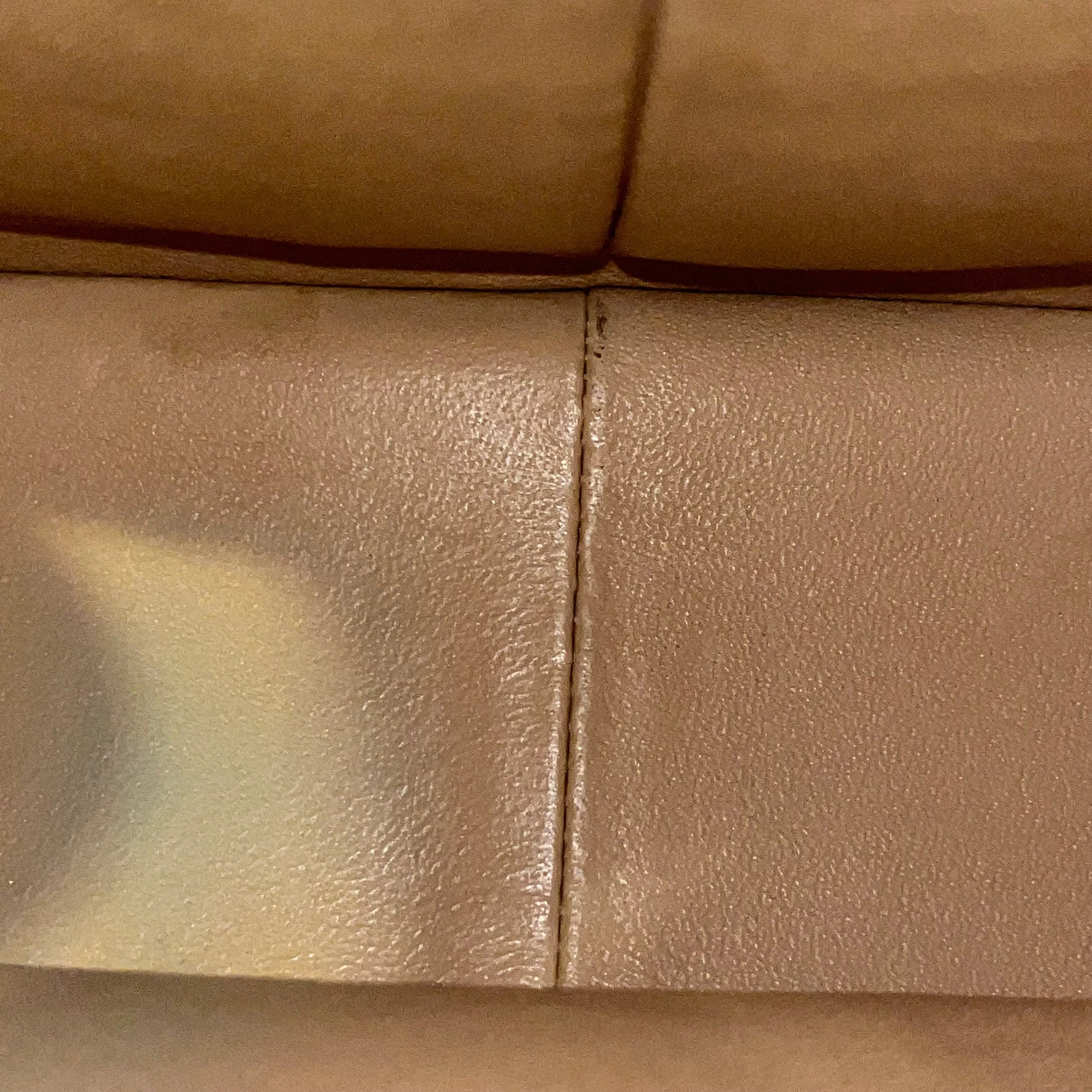 CHANEL Classic Double Flap Jumbo Beige Quilted Caviar Leather Shoulder Bag