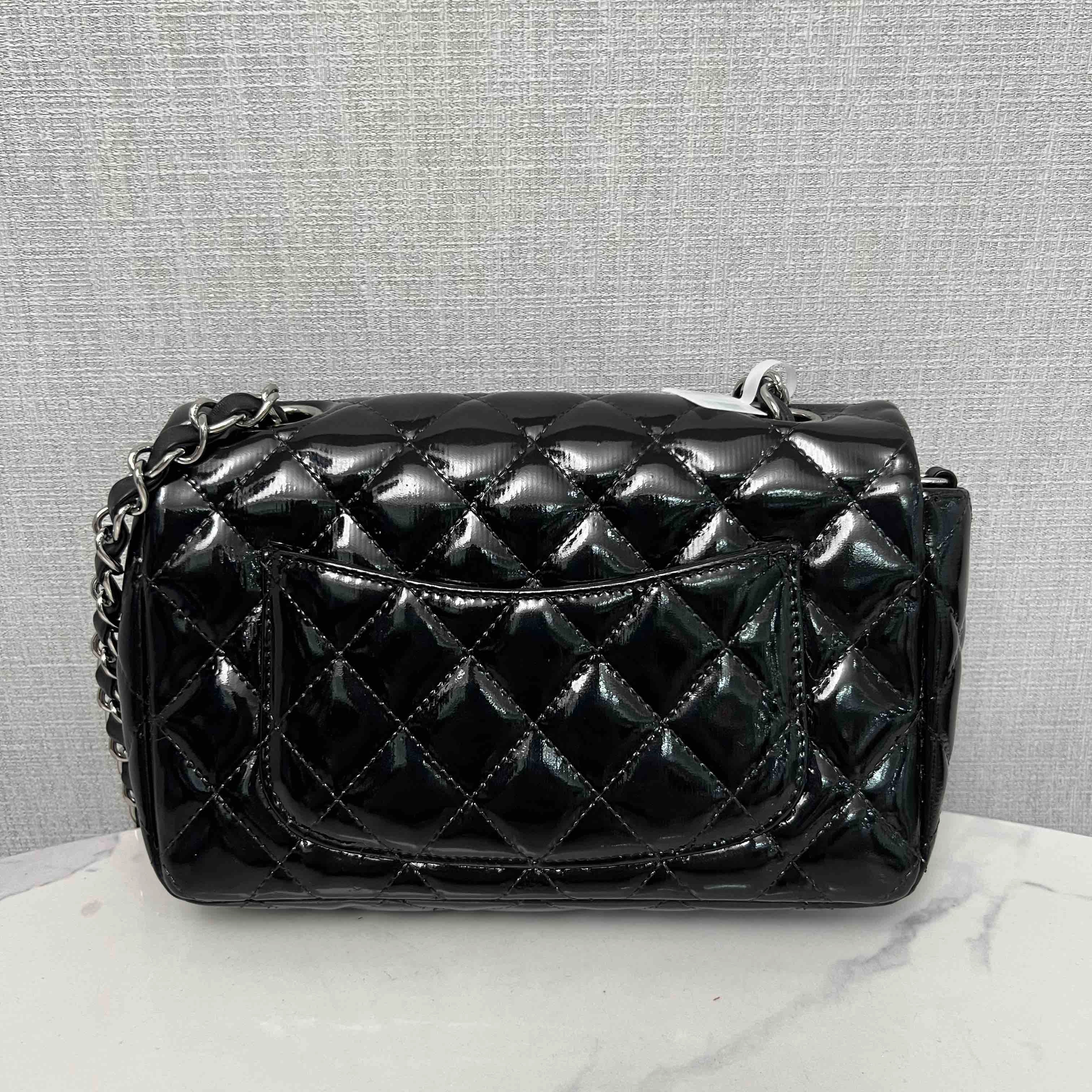 Chanel Classic Flap CF Mini Black Quilted Leather Chain Shoulder Bag