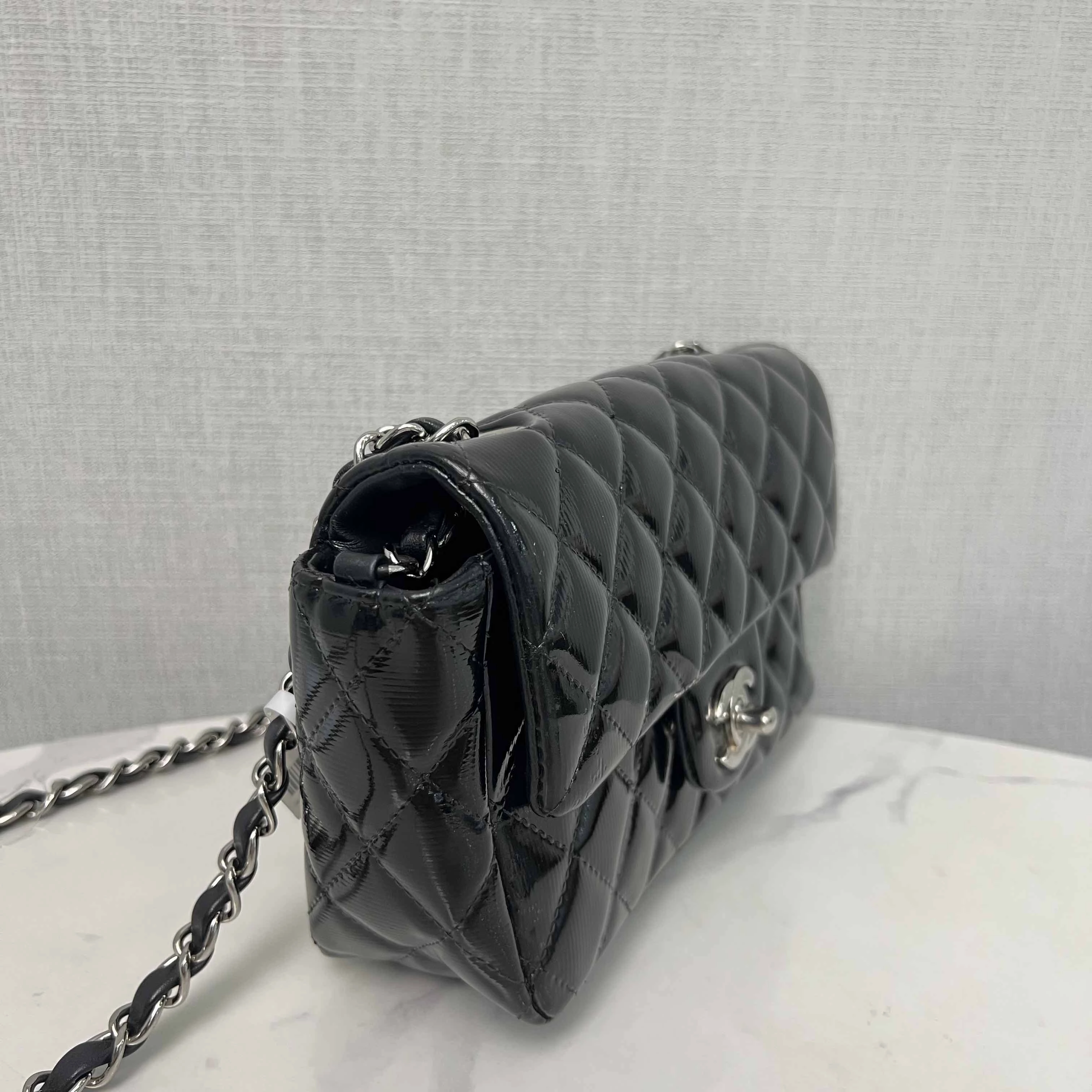 Chanel Classic Flap CF Mini Black Quilted Leather Chain Shoulder Bag