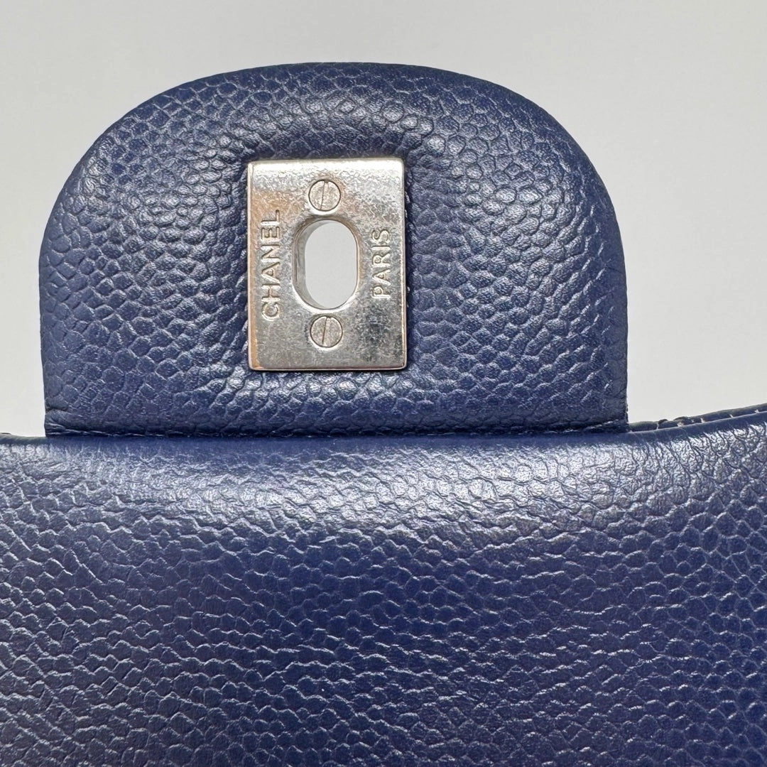 Chanel Classic Jumbo Caviar Double Flap Bag