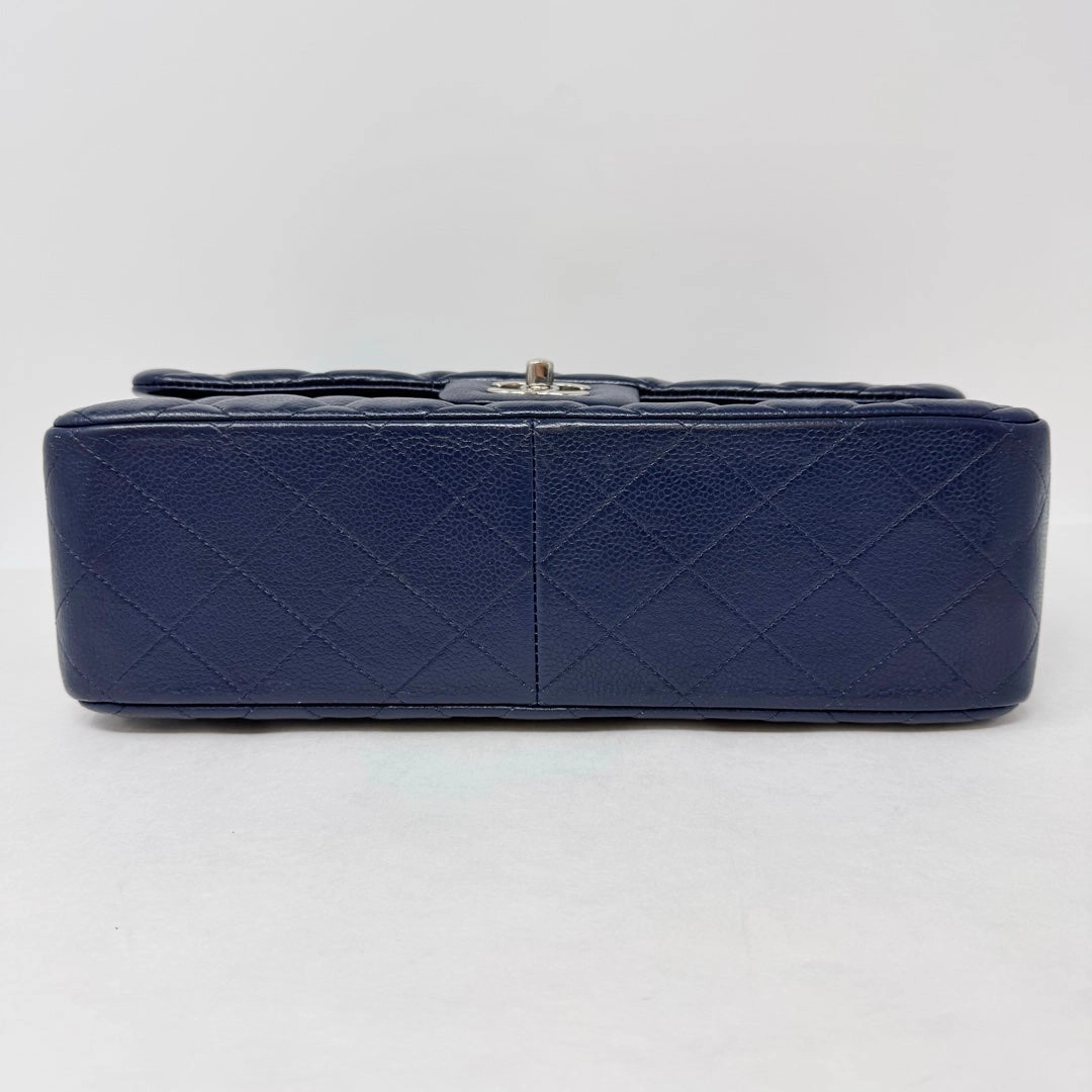 Chanel Classic Jumbo Caviar Double Flap Bag