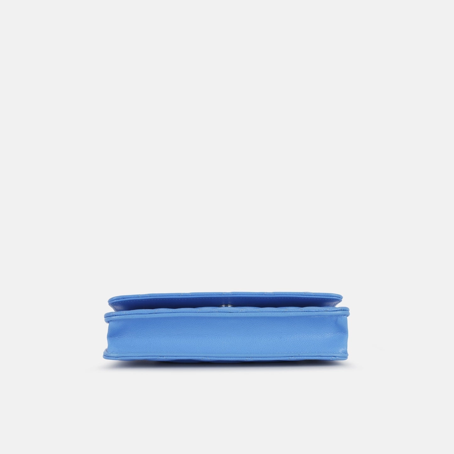 Chanel Classic Wallet On Chain Sky Blue Caviar