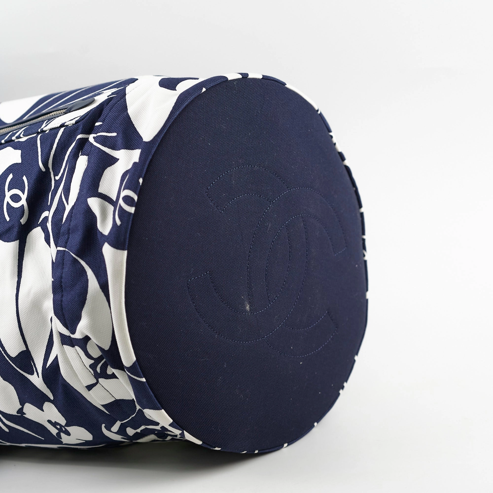 Chanel Coco Beach Backpack Blue/White 31 Series